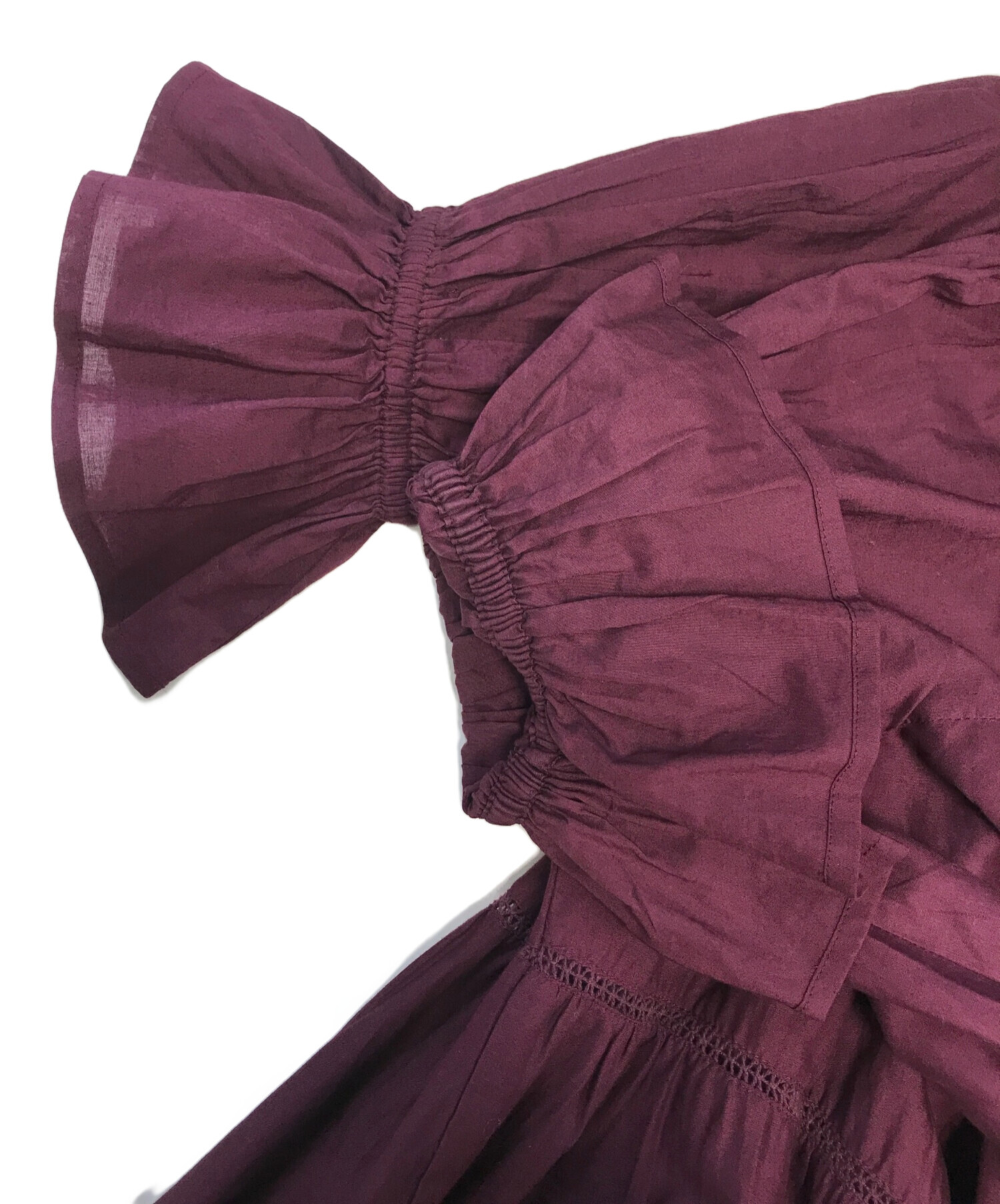 中古・古着通販】merlette (マーレット) ティアードワンピース