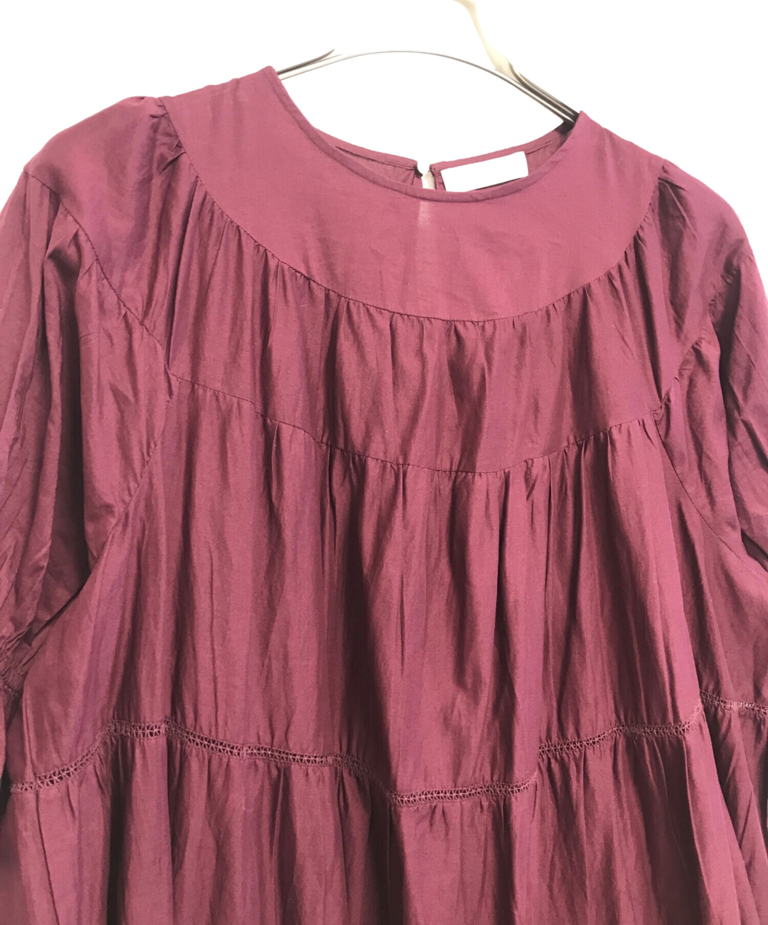 中古・古着通販】merlette (マーレット) ティアードワンピース