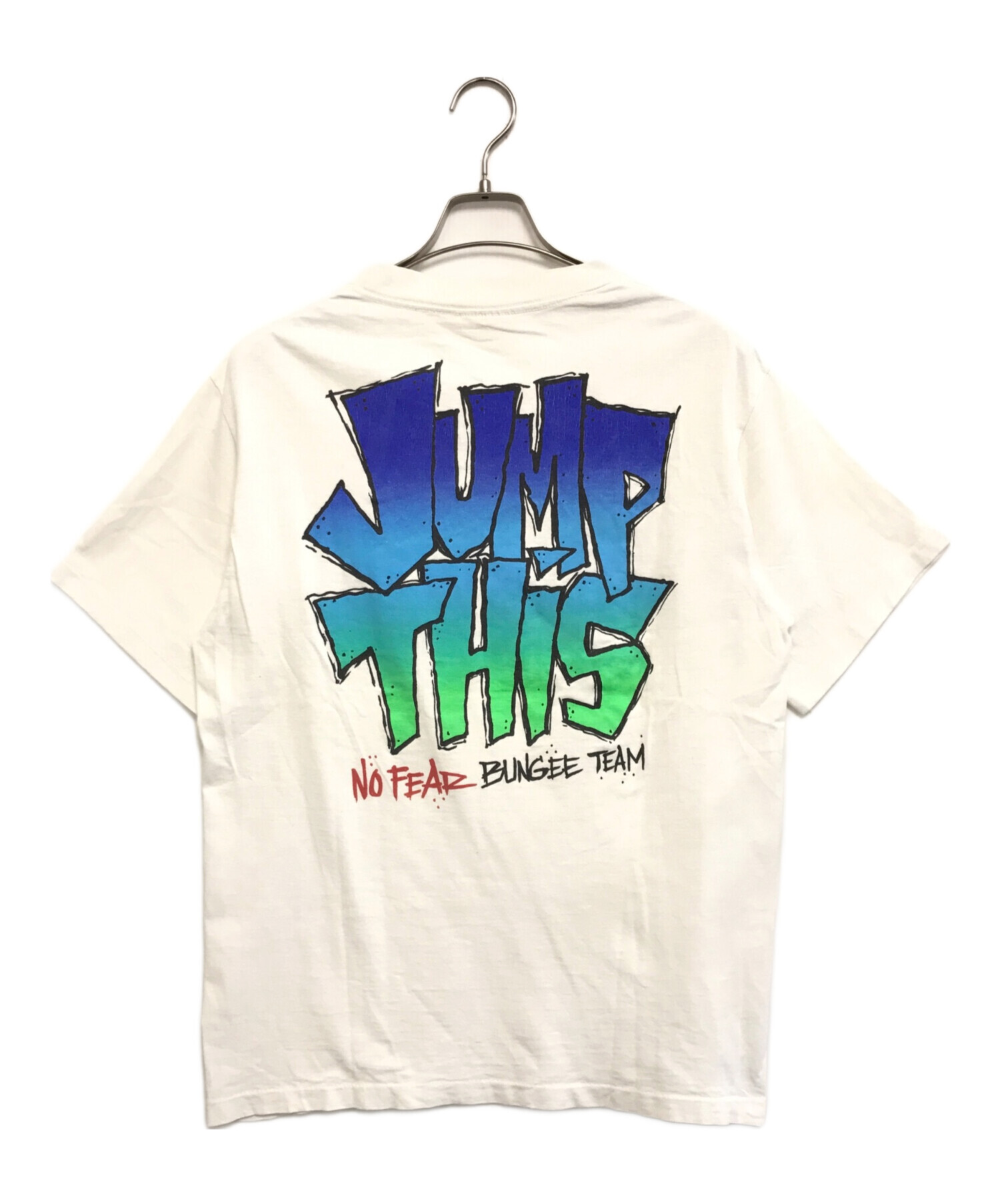 中古・古着通販】No Fear (ノーフィア) プリントTシャツ ホワイト
