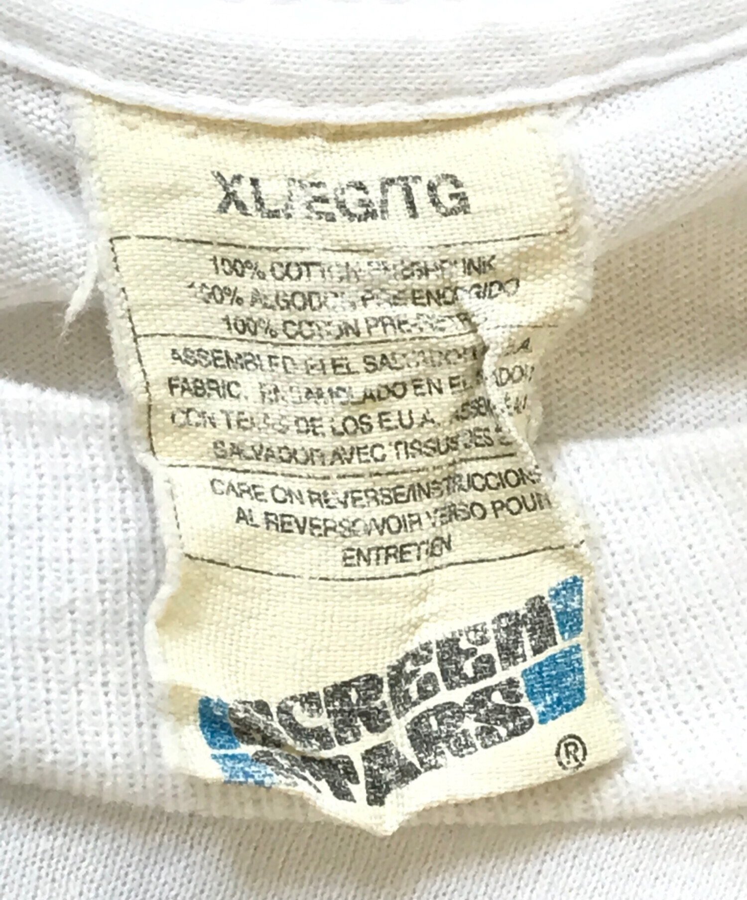 中古・古着通販】NEWPORT (ニューポート) プリントTシャツ ホワイト