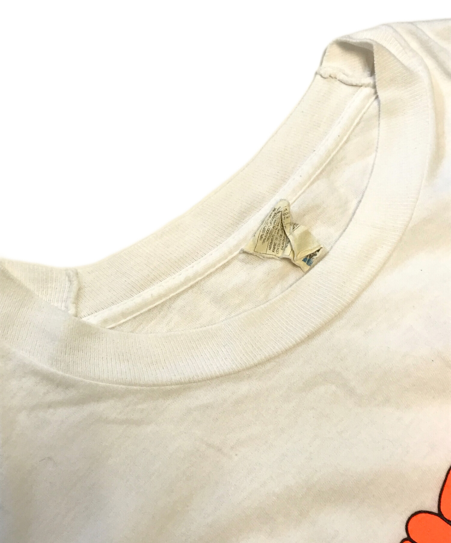 中古・古着通販】NEWPORT (ニューポート) プリントTシャツ ホワイト