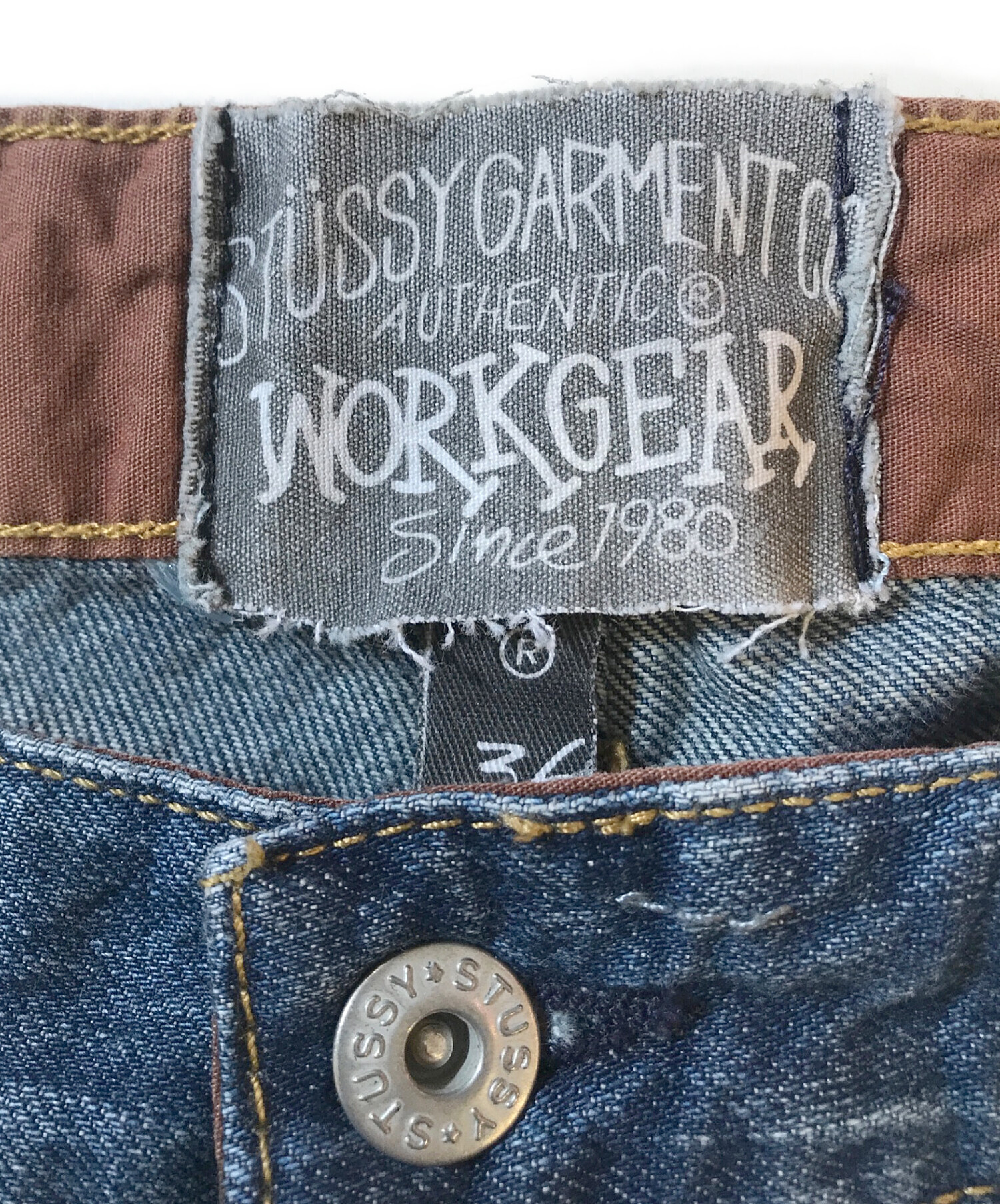 中古・古着通販】stussy (ステューシー) デニムパンツ インディゴ