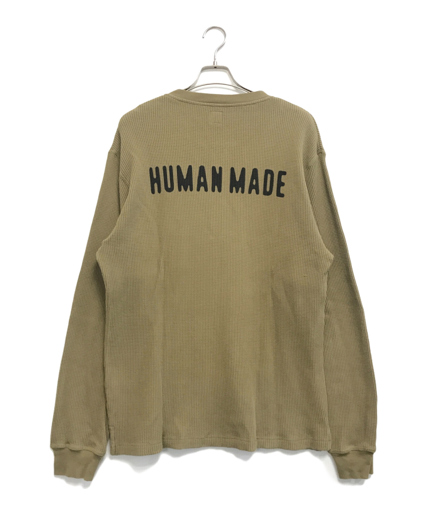 中古・古着通販】HUMAN MADE (ヒューマンメイド) HENLEY NECK L/S T