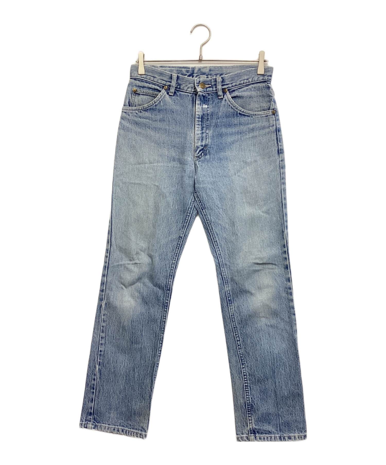 リー 出品 中古・古着通販】LEE (リー) ストライプデニムパンツ インディゴ