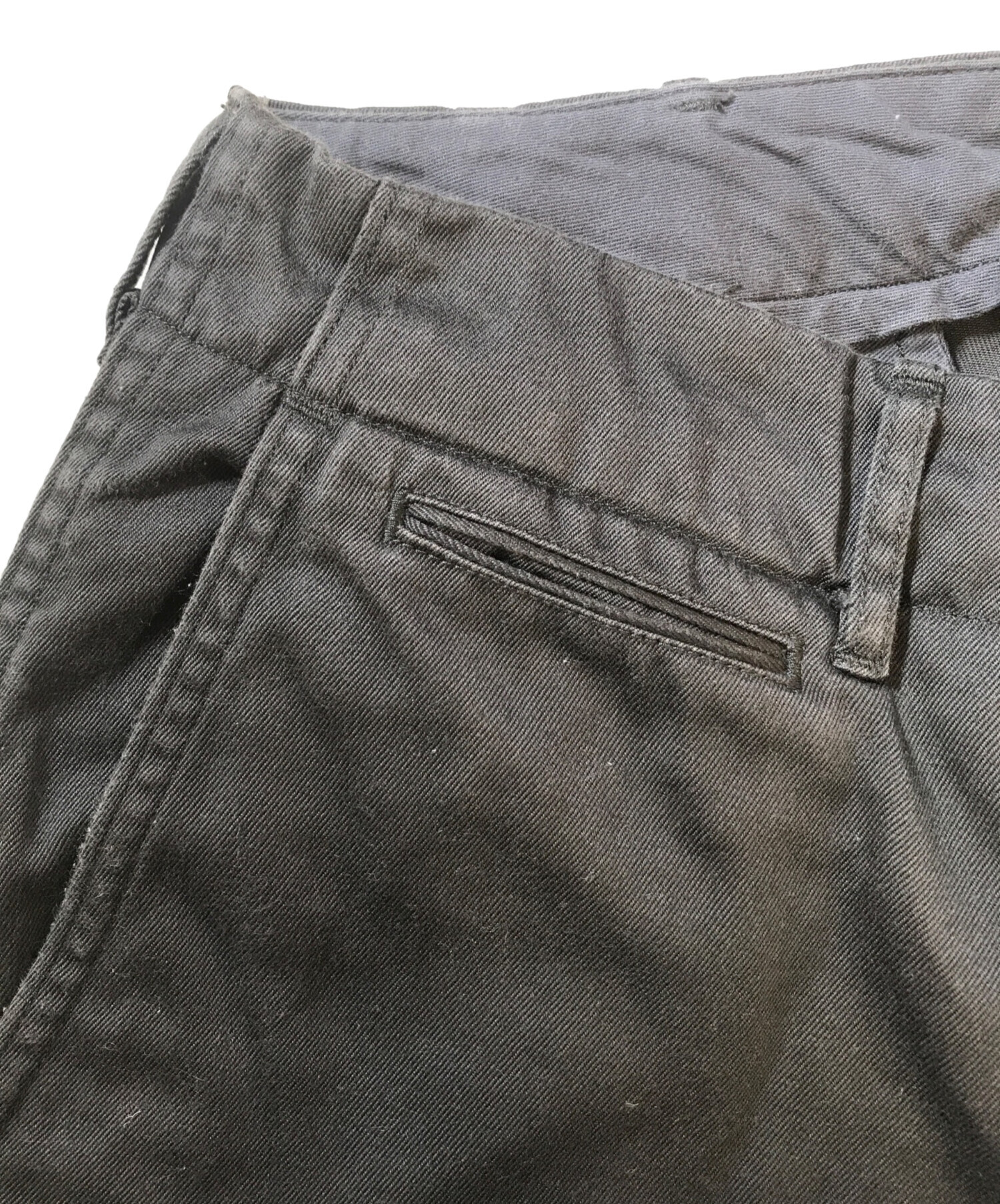 中古・古着通販】nanamica (ナナミカ) Wide Chino Pants ブラック