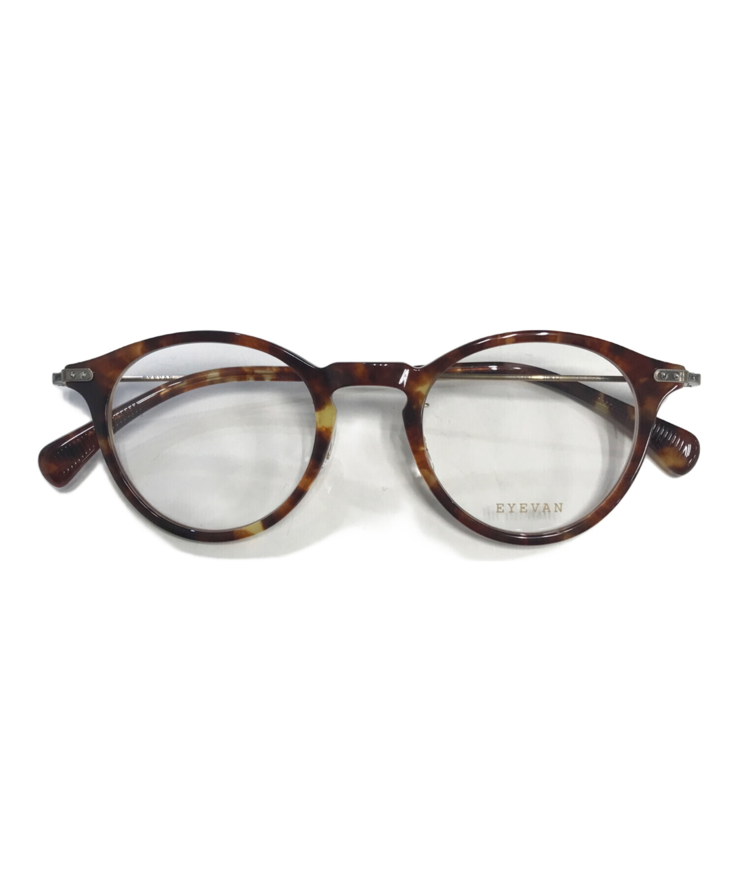 EYEVAN 古着 中古・古着通販】EYEVAN (アイヴァン) 眼鏡 ブラウン サイズ:46