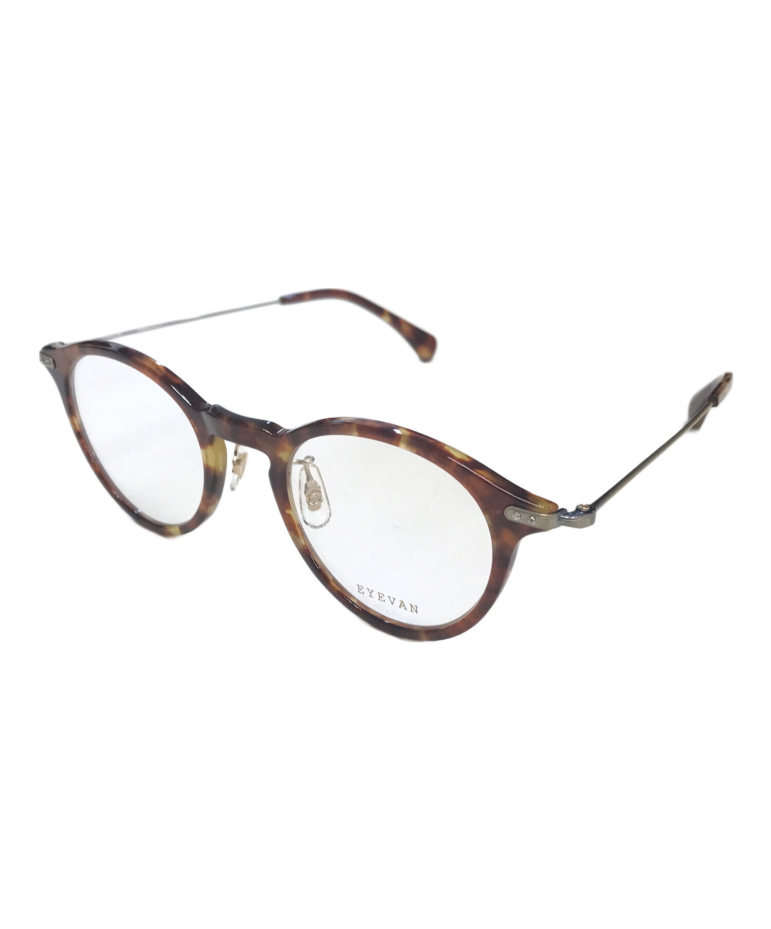 中古・古着通販】EYEVAN (アイヴァン) 眼鏡 ブラウン サイズ:46□22