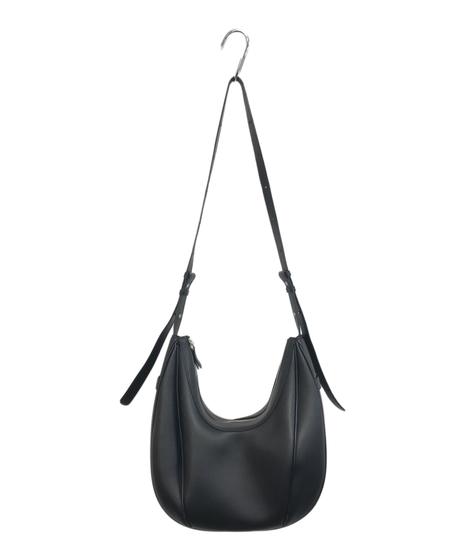 中古・古着通販】FOLNUA (フォルニュア) OVAL BAG PLAIN ブラック 