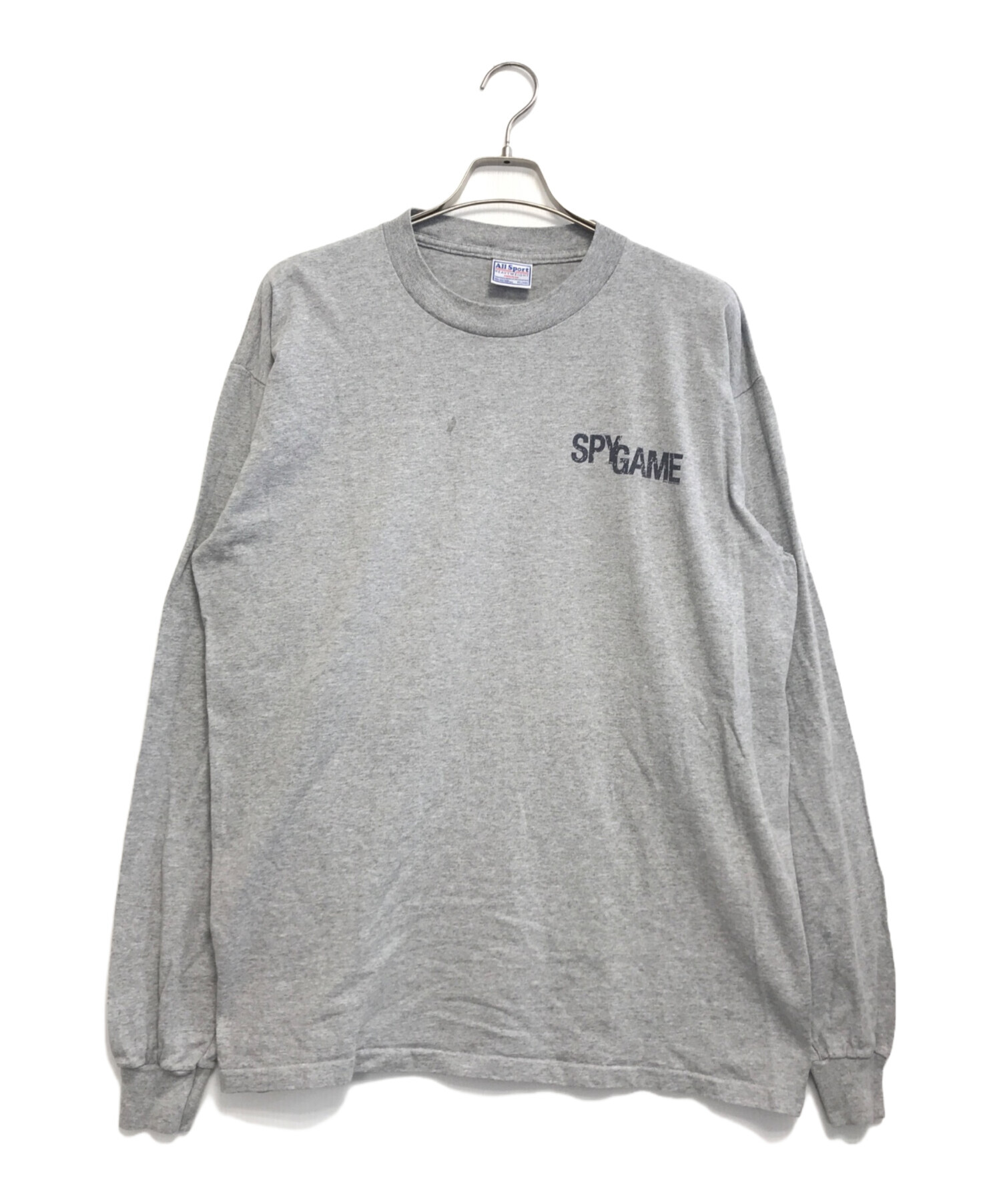 中古・古着通販】ALL SPORT (オールスポーツ) 長袖Tシャツ グレー 