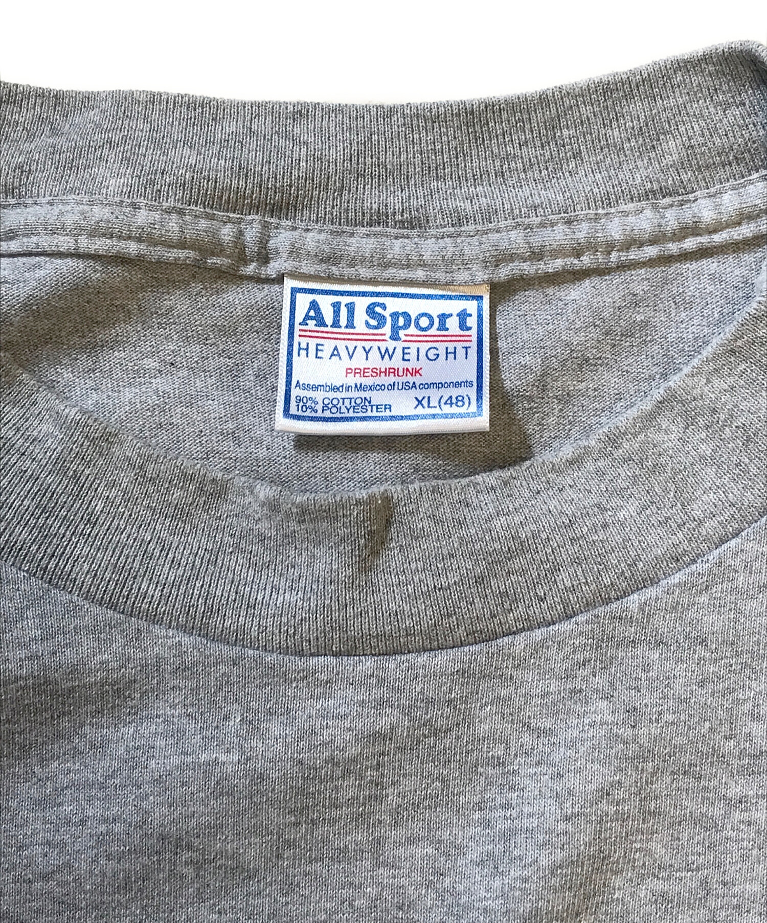 中古・古着通販】ALL SPORT (オールスポーツ) 長袖Tシャツ グレー 