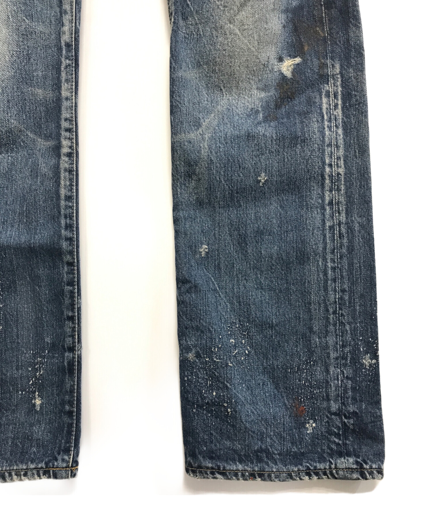 中古・古着通販】PRPS (ピーアルピーエス) 加工デニムパンツ