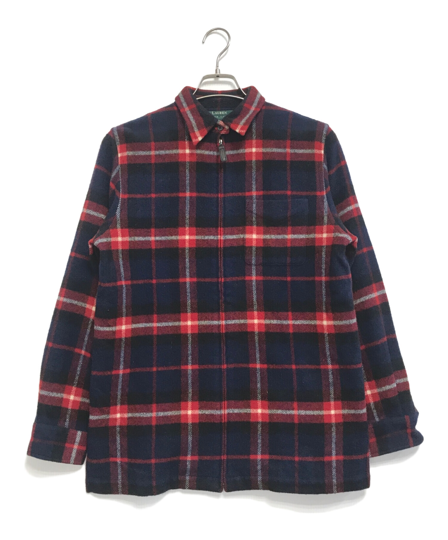 中古・古着通販】RALPH LAUREN (ラルフローレン) ジップアップチェック