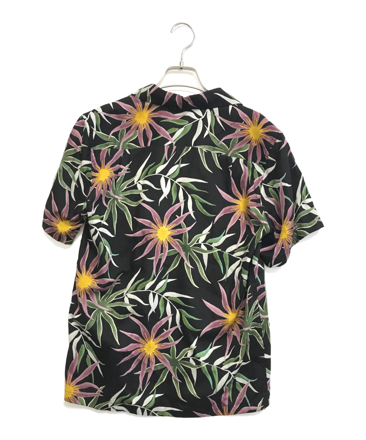 中古・古着通販】WACKO MARIA (ワコマリア) 花柄アロハシャツ ブラック