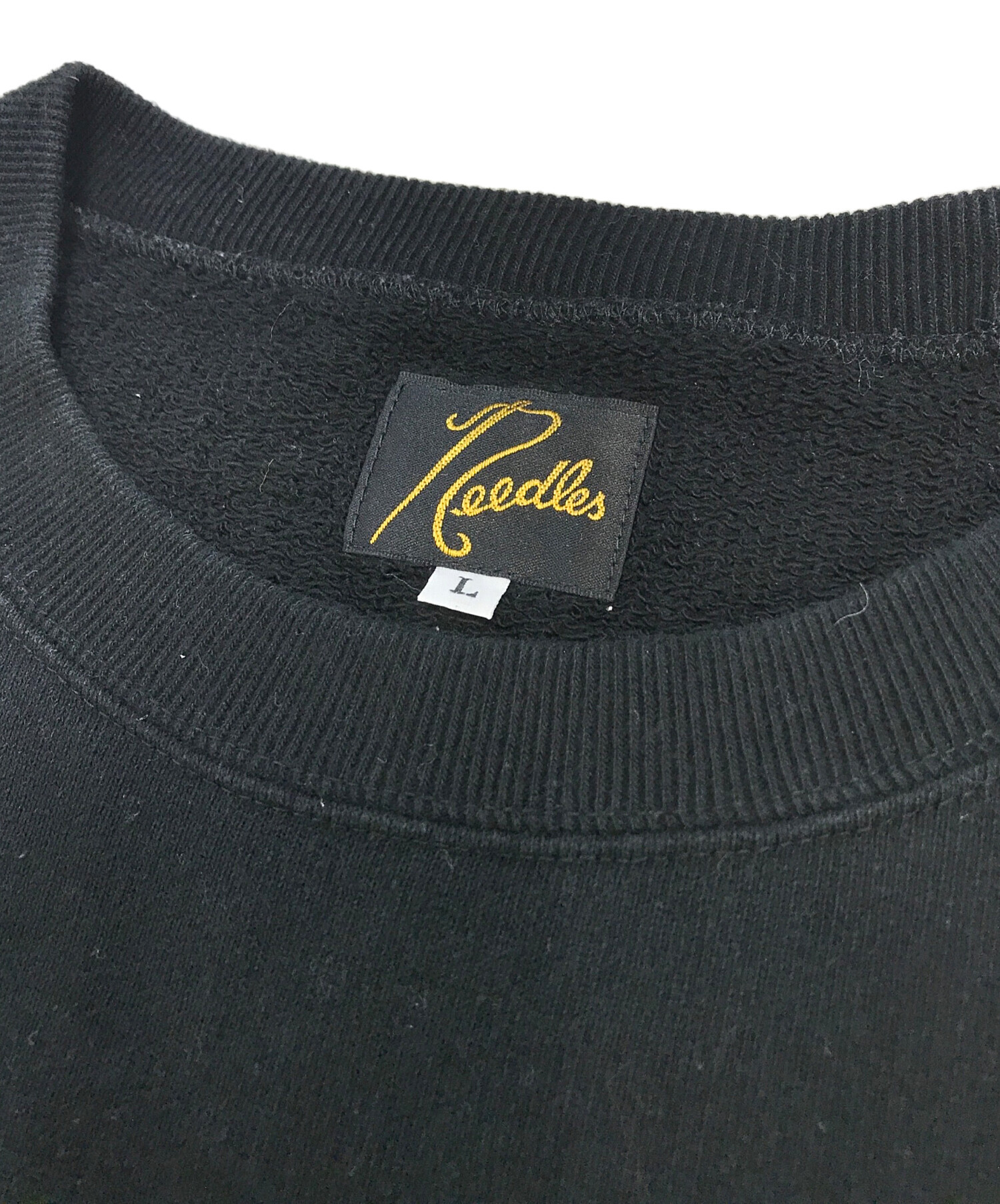 中古・古着通販】Needles (ニードルズ) クルースウェット ブラック