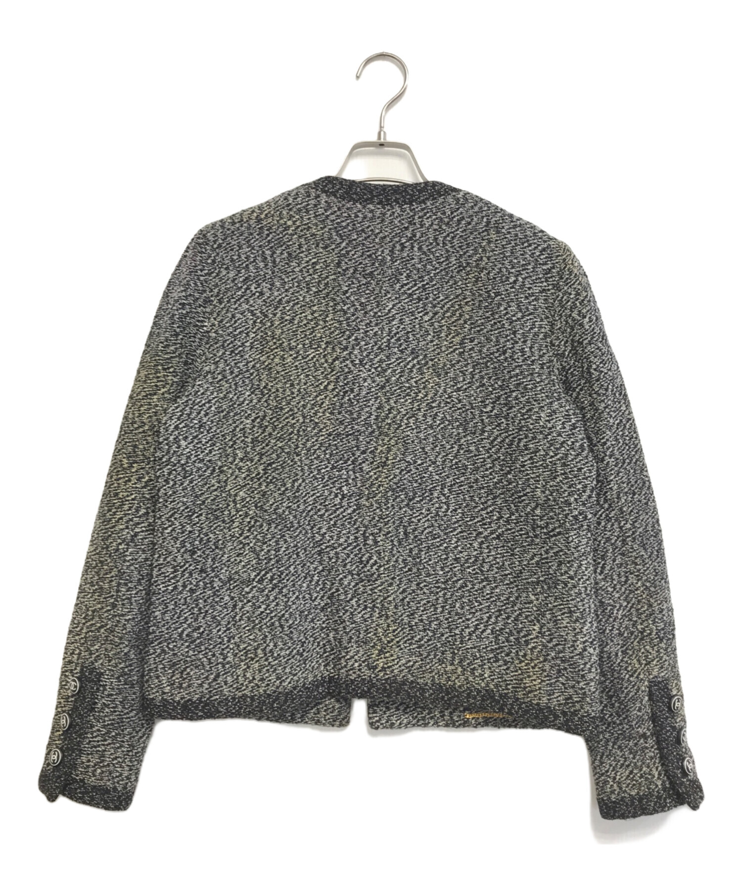 中古・古着通販】CHANEL (シャネル) ココマークボタンツイード 