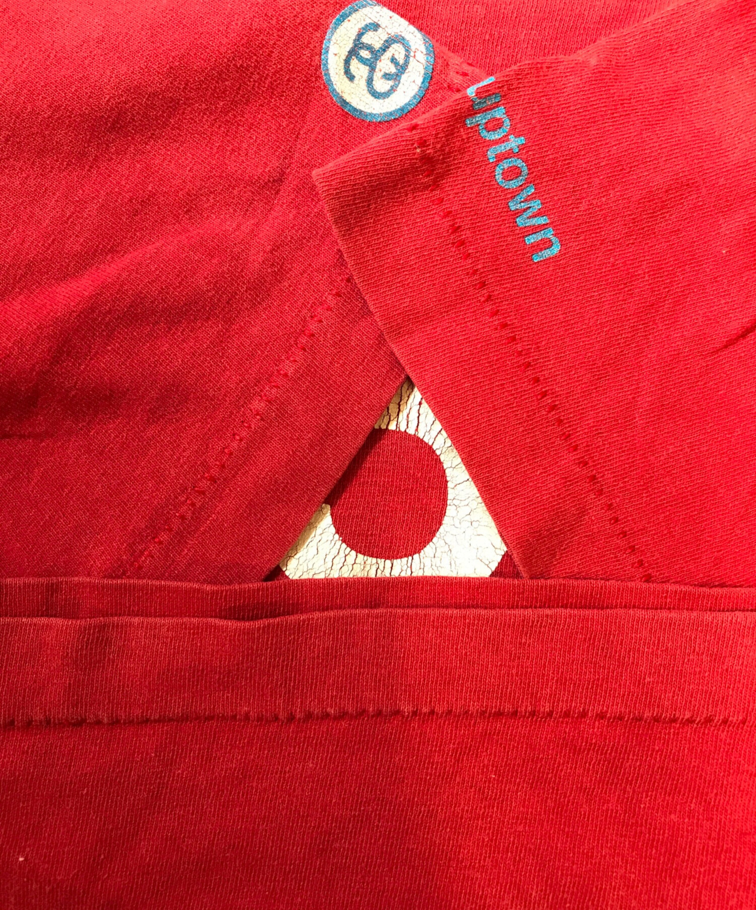 中古・古着通販】stussy (ステューシー) プリントTシャツ レッド