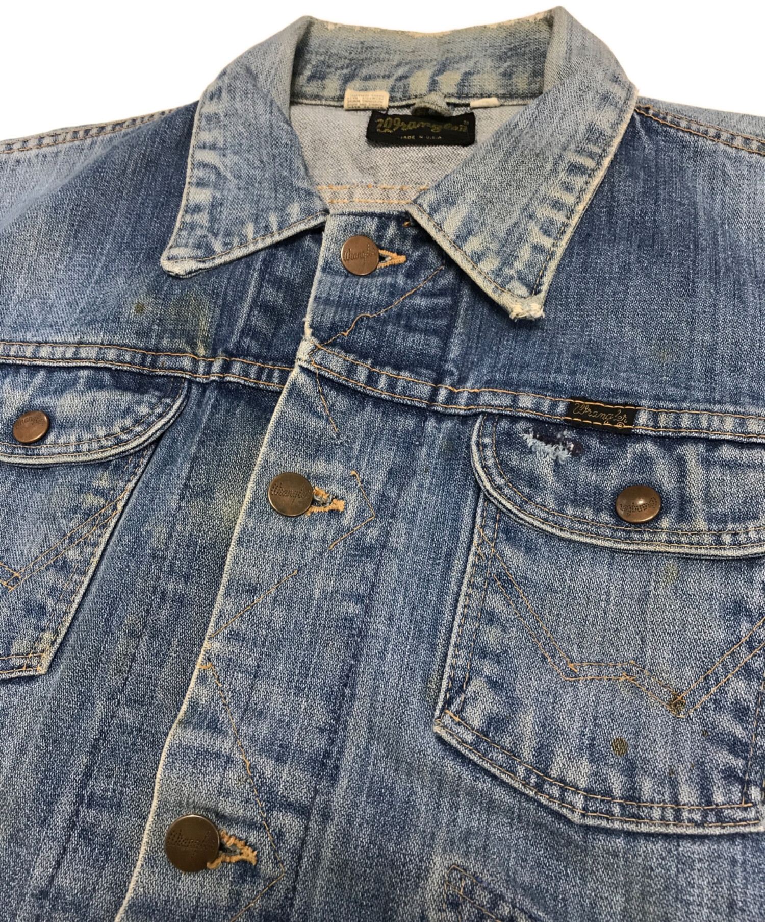 中古・古着通販】Wrangler (ラングラー) 124mjデニムジャケット