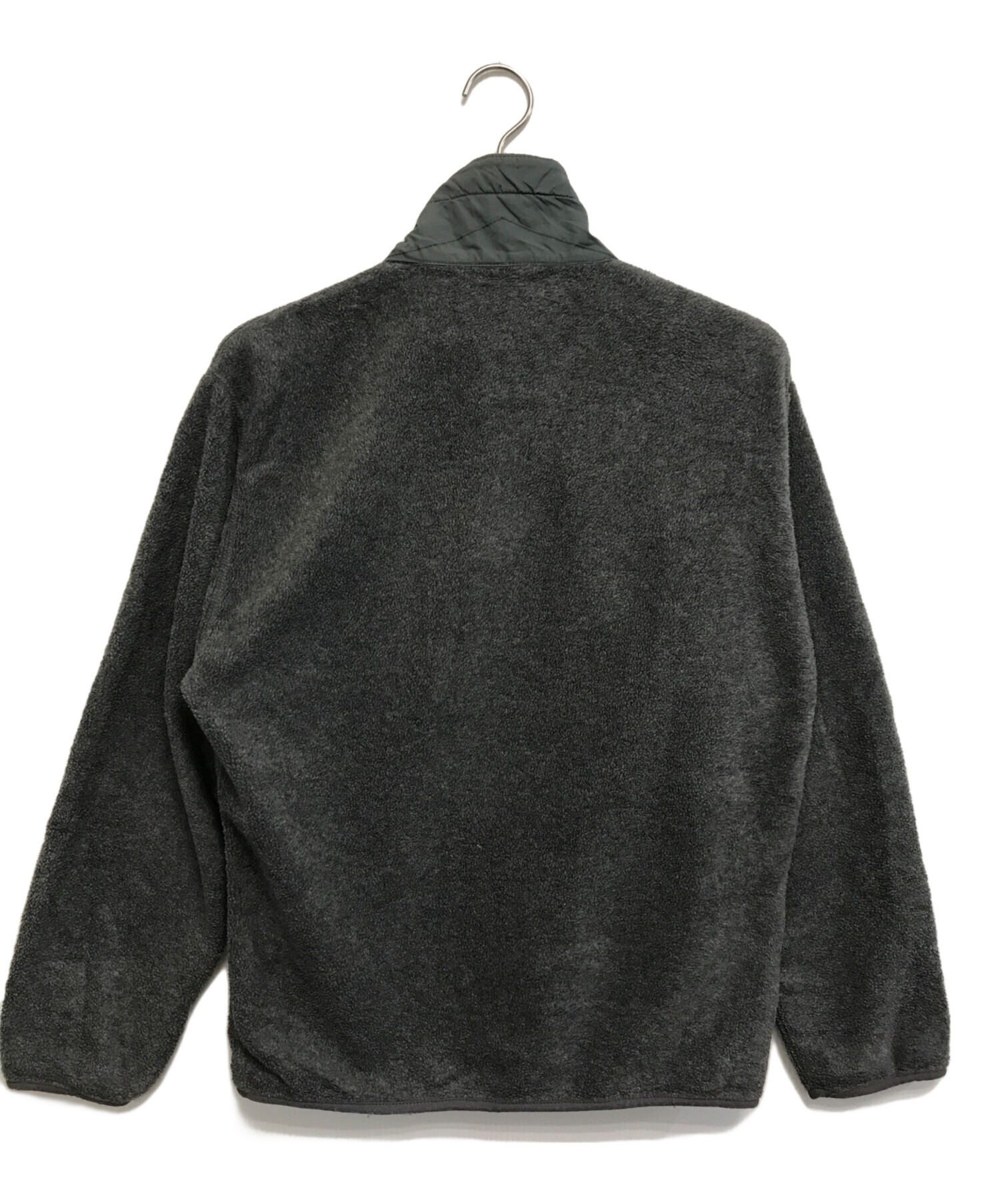 Patagonia パタゴニア グレー×ボルドー SYNCHILLA フリース スナップ T 