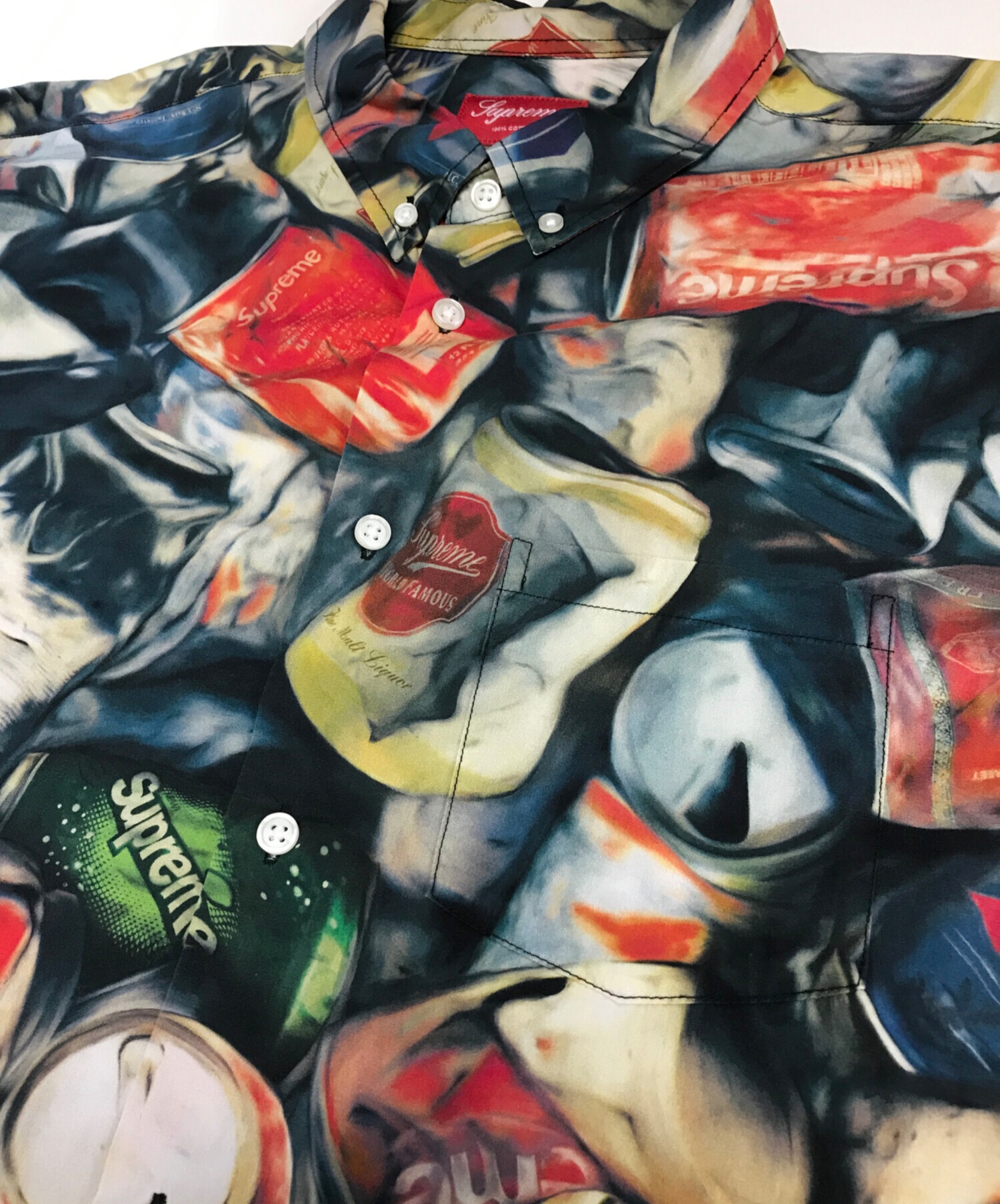 中古・古着通販】SUPREME (シュプリーム) CANS SHIRTS マルチカラー