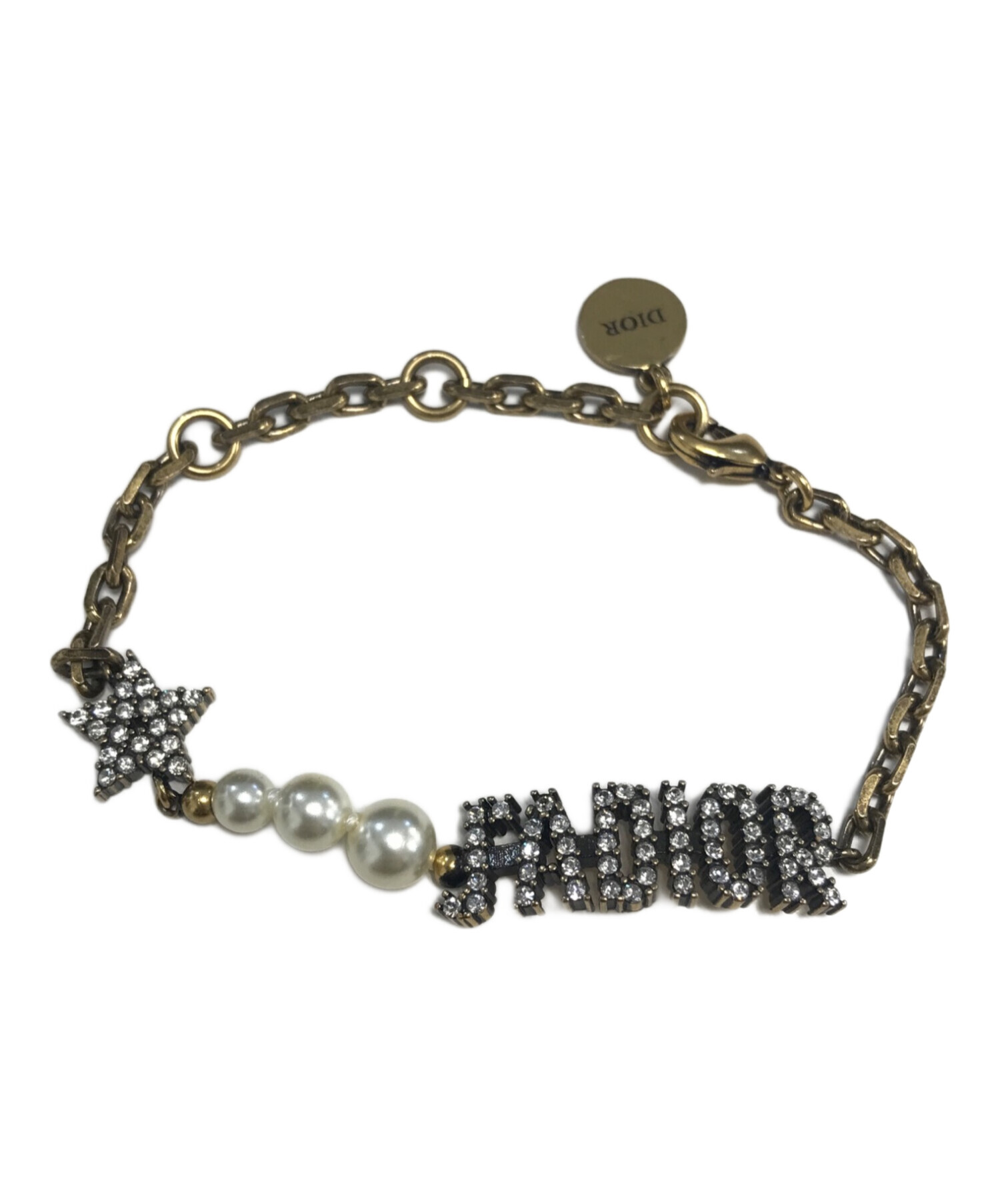クリスチャンディオール　Dior　ブレスレット　カラーストーン 中古・古着通販】Christian Dior (クリスチャン ディオール
