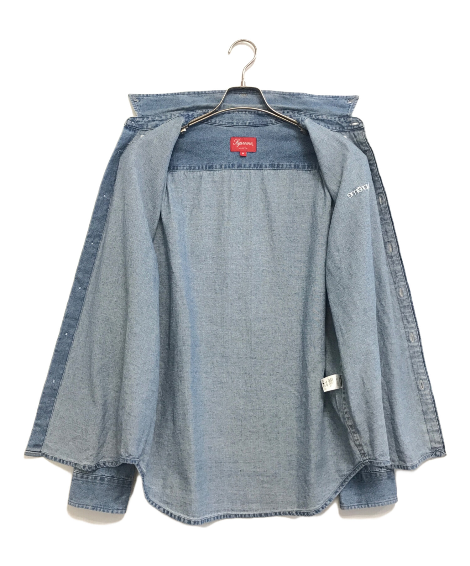 中古・古着通販】Supreme (シュプリーム) CLASSIC LOGO DENIM SHIRT