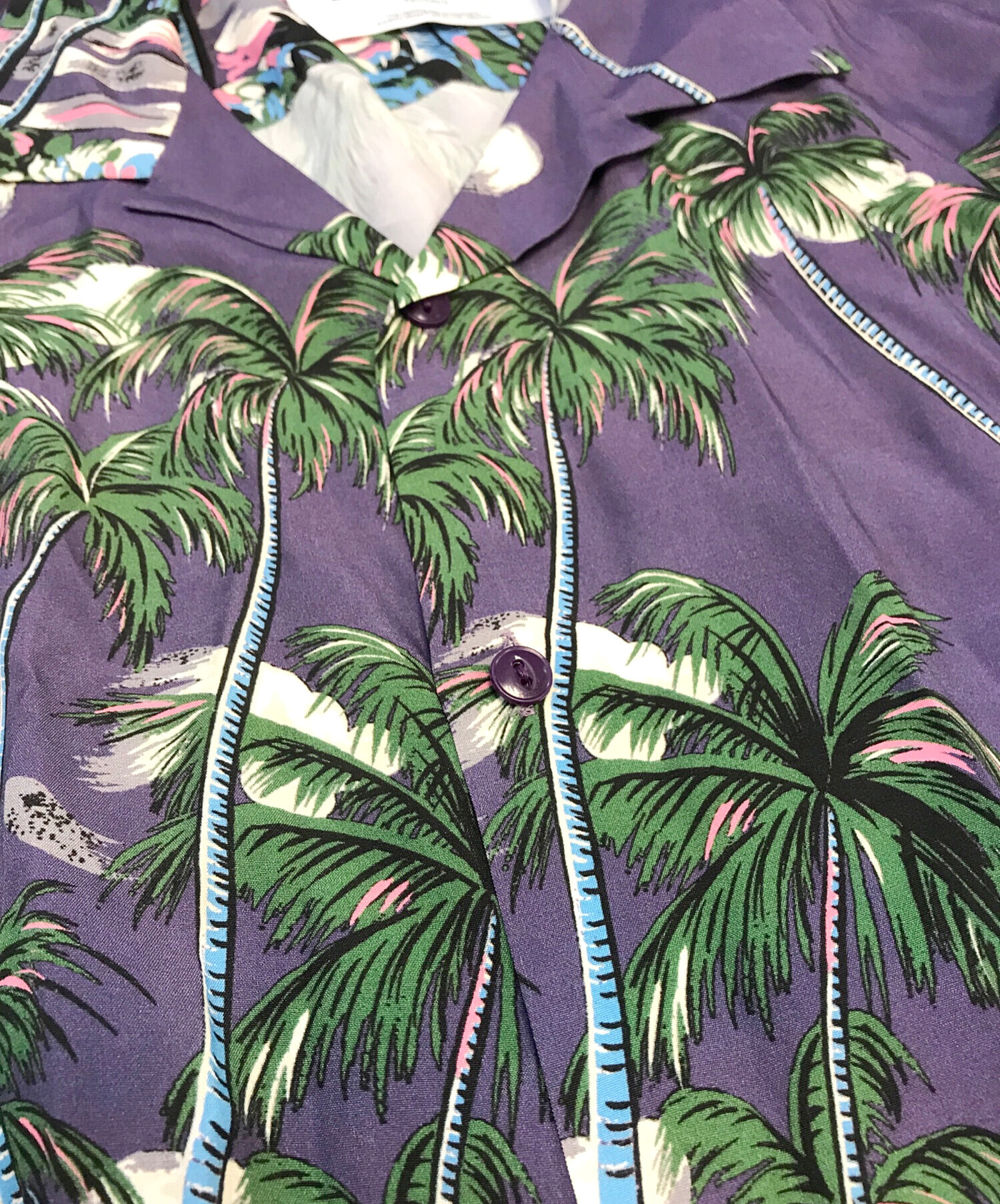 Dairiku 20ss アロハシャツ purple SIZE:Free 中古・古着通販】DAIRIKU (ダイリク) アロハシャツ パープル サイズ:F