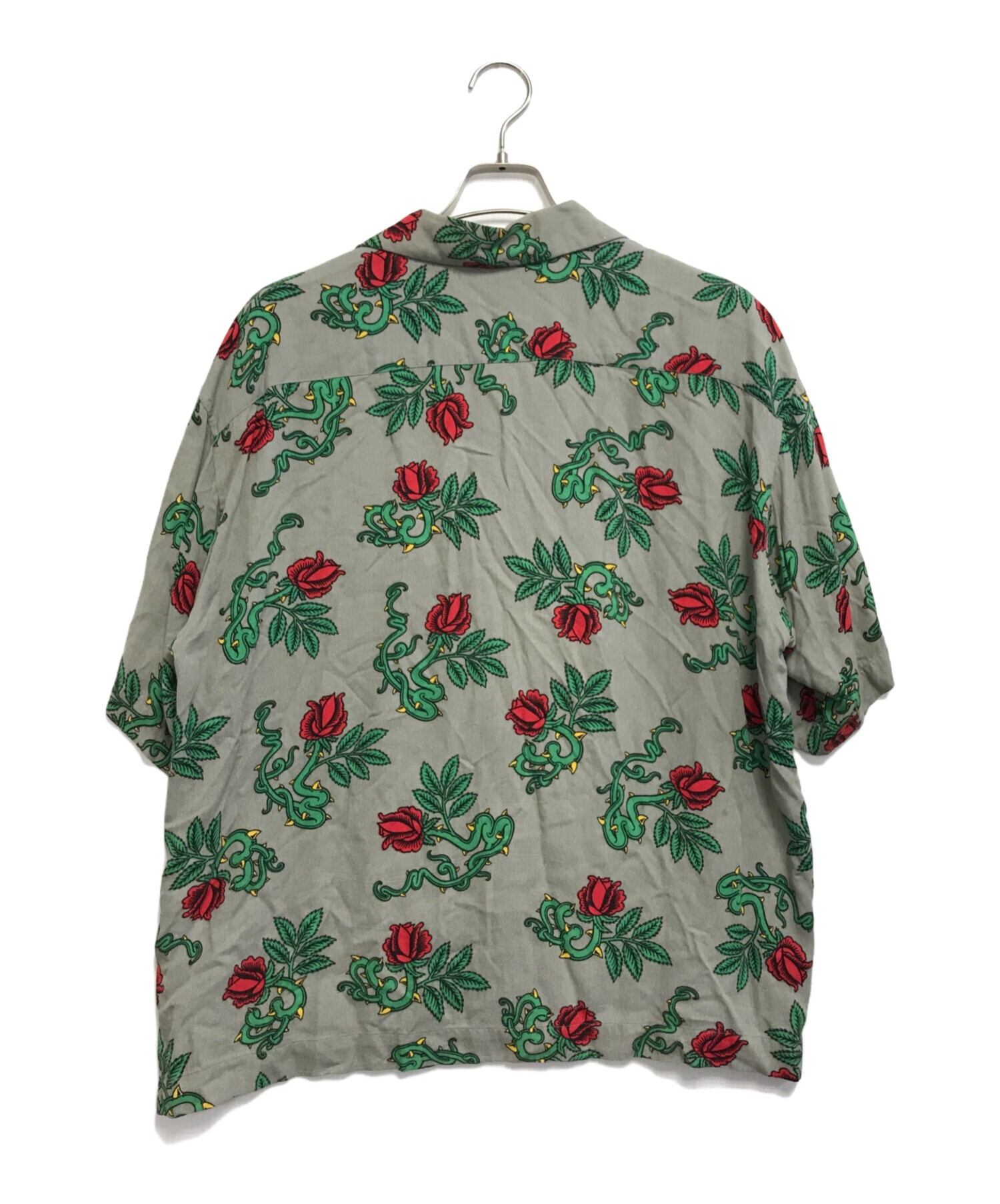 中古・古着通販】UNUSED (アンユーズド) Rose pattern short sleeve