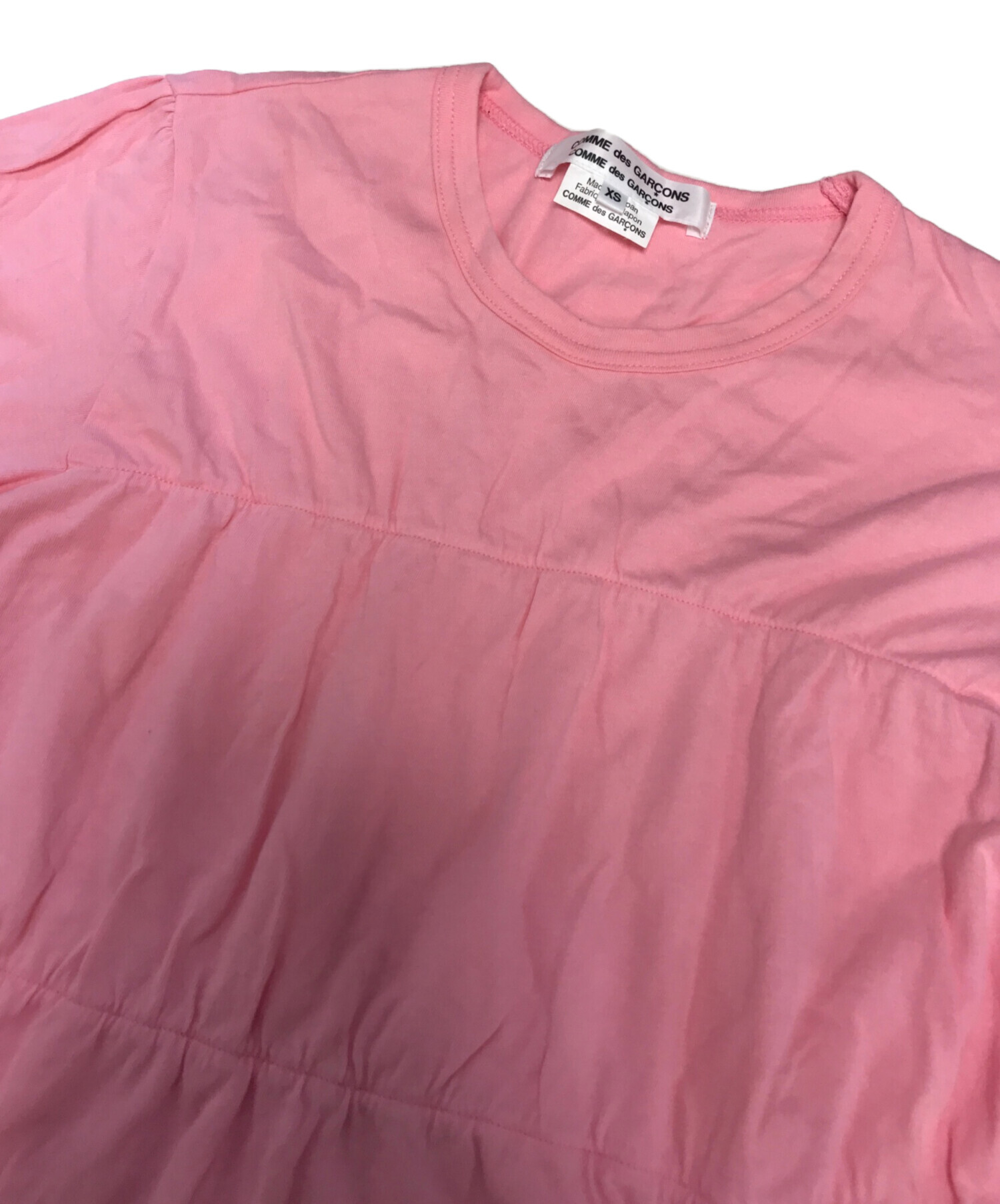 コムデギャルソン　長袖　プリーツ　ピンク　pink 中古・古着通販】COMME des GARCONS COMME des GARCONS