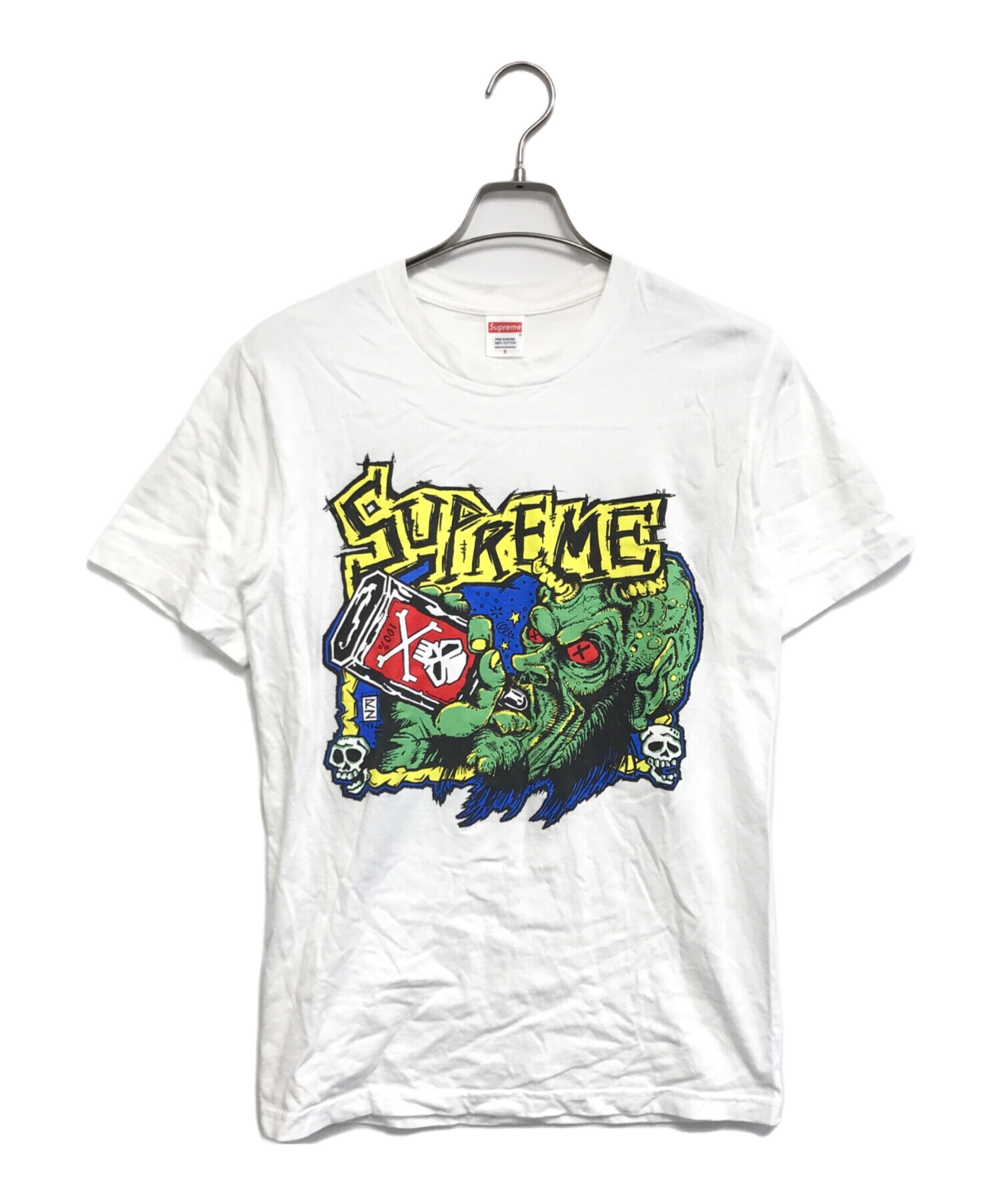 中古・古着通販】SUPREME (シュプリーム) プリントTシャツ ホワイト
