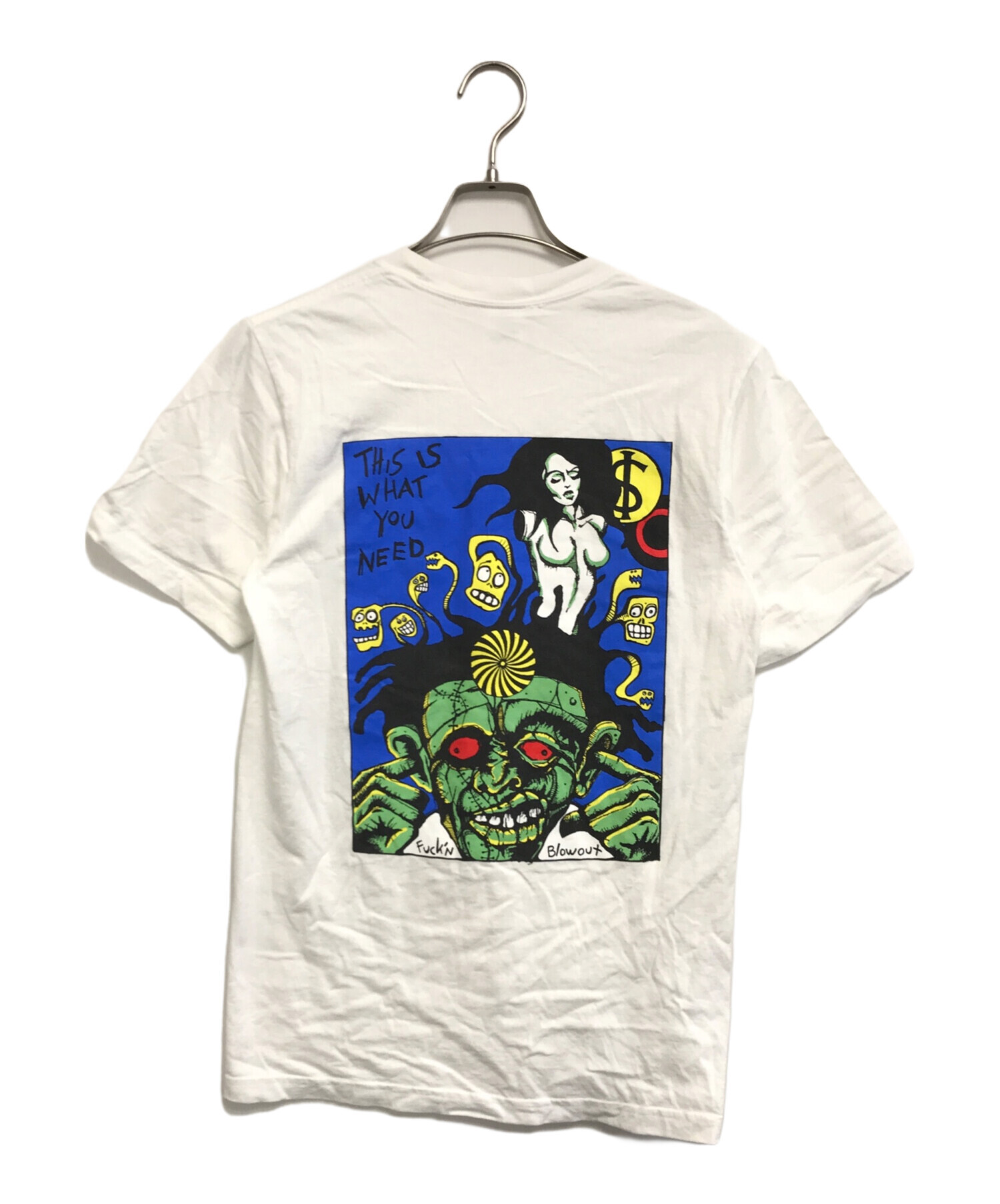 中古・古着通販】SUPREME (シュプリーム) プリントTシャツ ホワイト