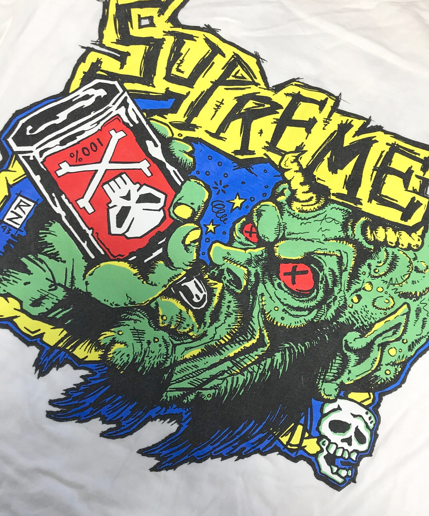 中古・古着通販】SUPREME (シュプリーム) プリントTシャツ ホワイト