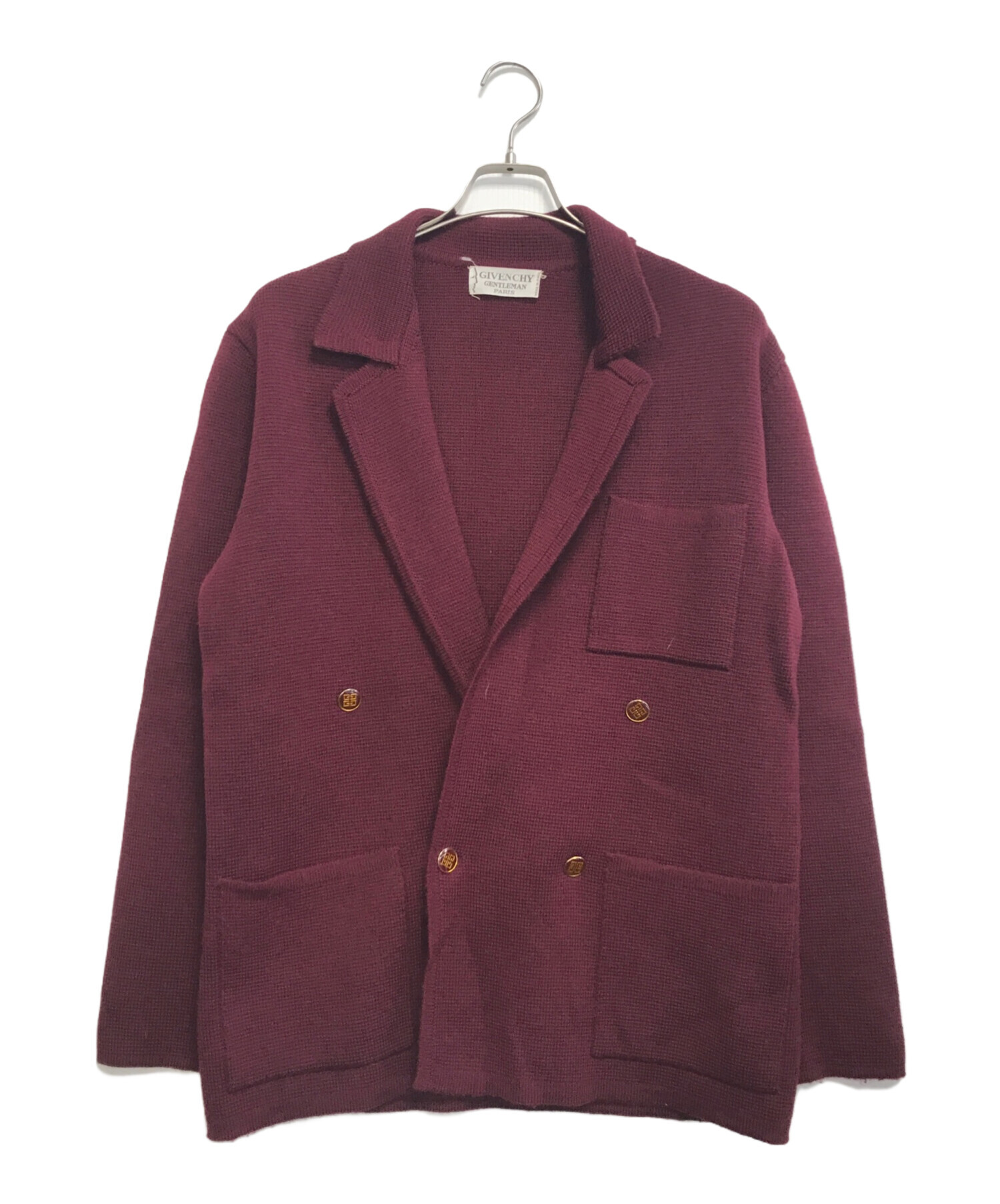 中古・古着通販】GIVENCHY (ジバンシィ) ニットダブルテーラード 