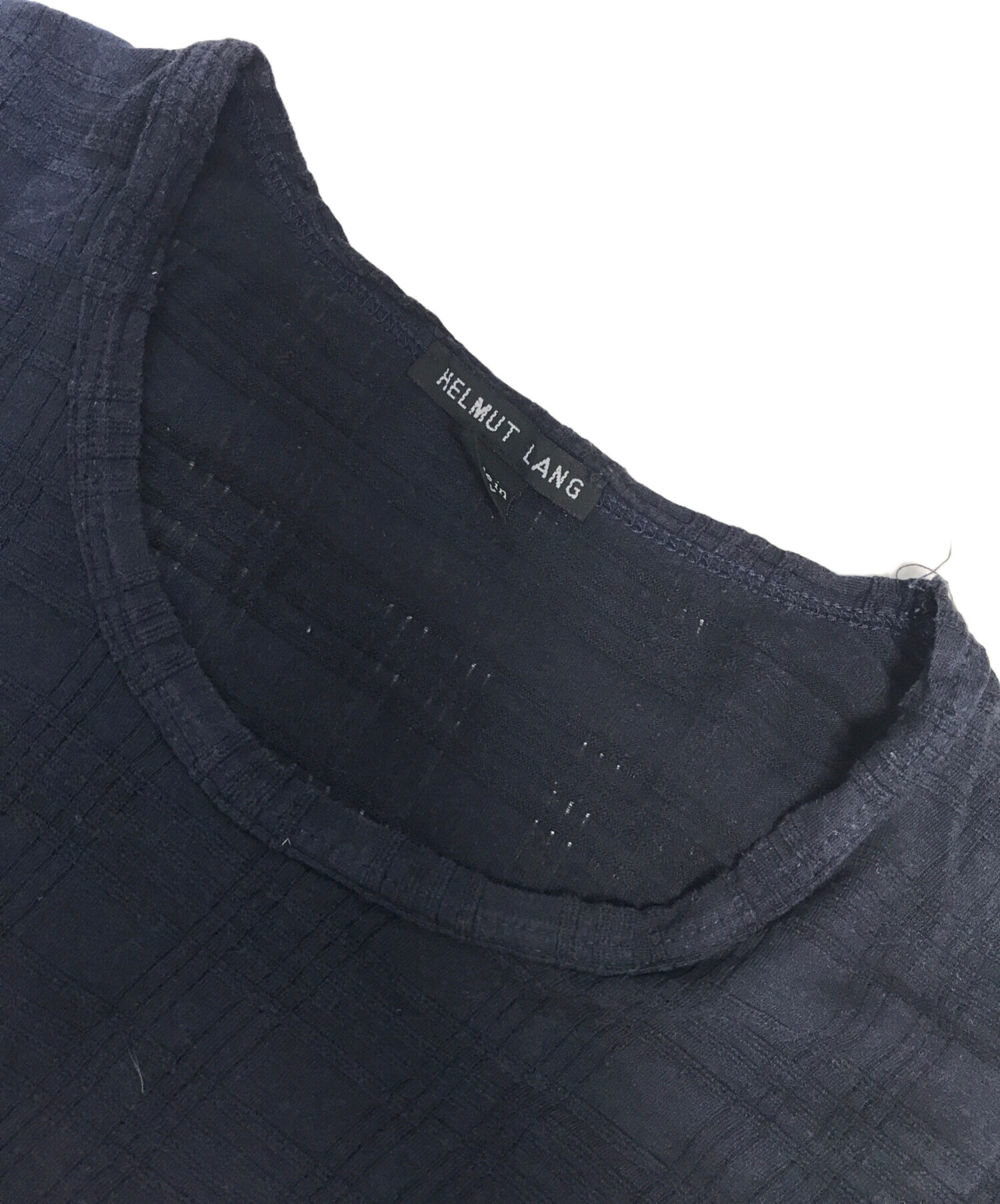 中古・古着通販】HELMUT LANG (ヘルムートラング) Tシャツ ブラック 