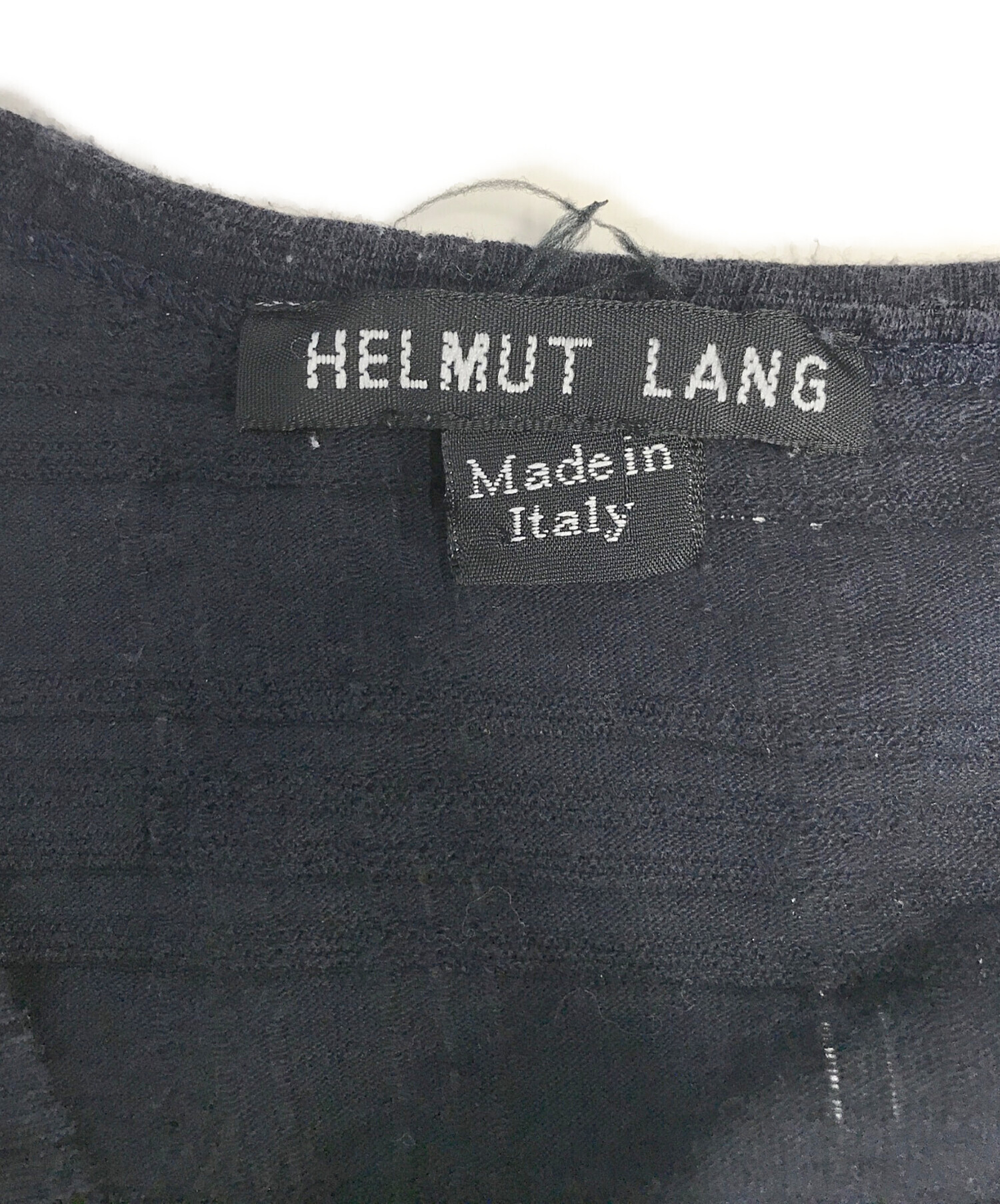 中古・古着通販】HELMUT LANG (ヘルムートラング) シャツ ブラック