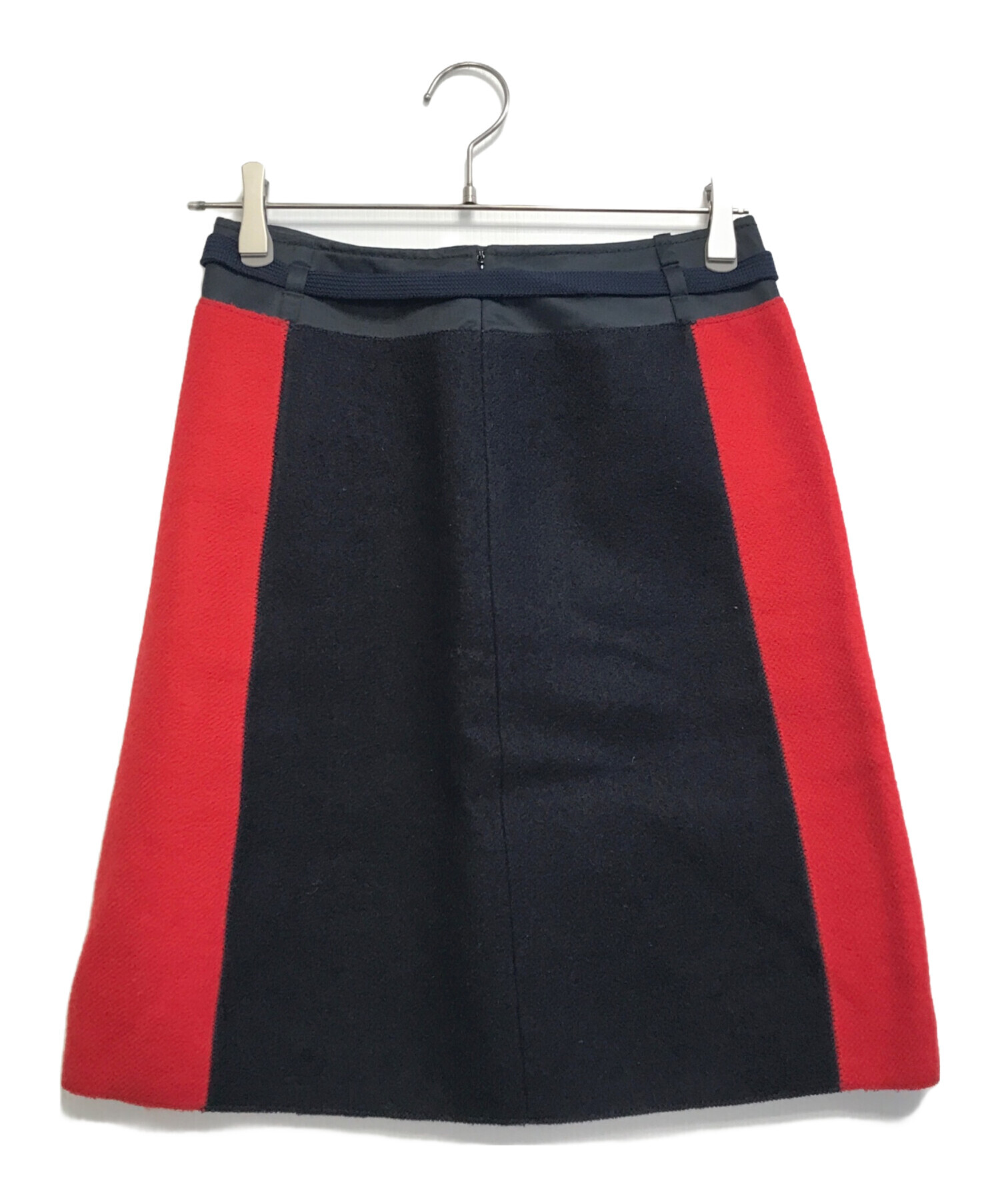 中古・古着通販】MIU MIU (ミュウミュウ) バイカラーウールスカート