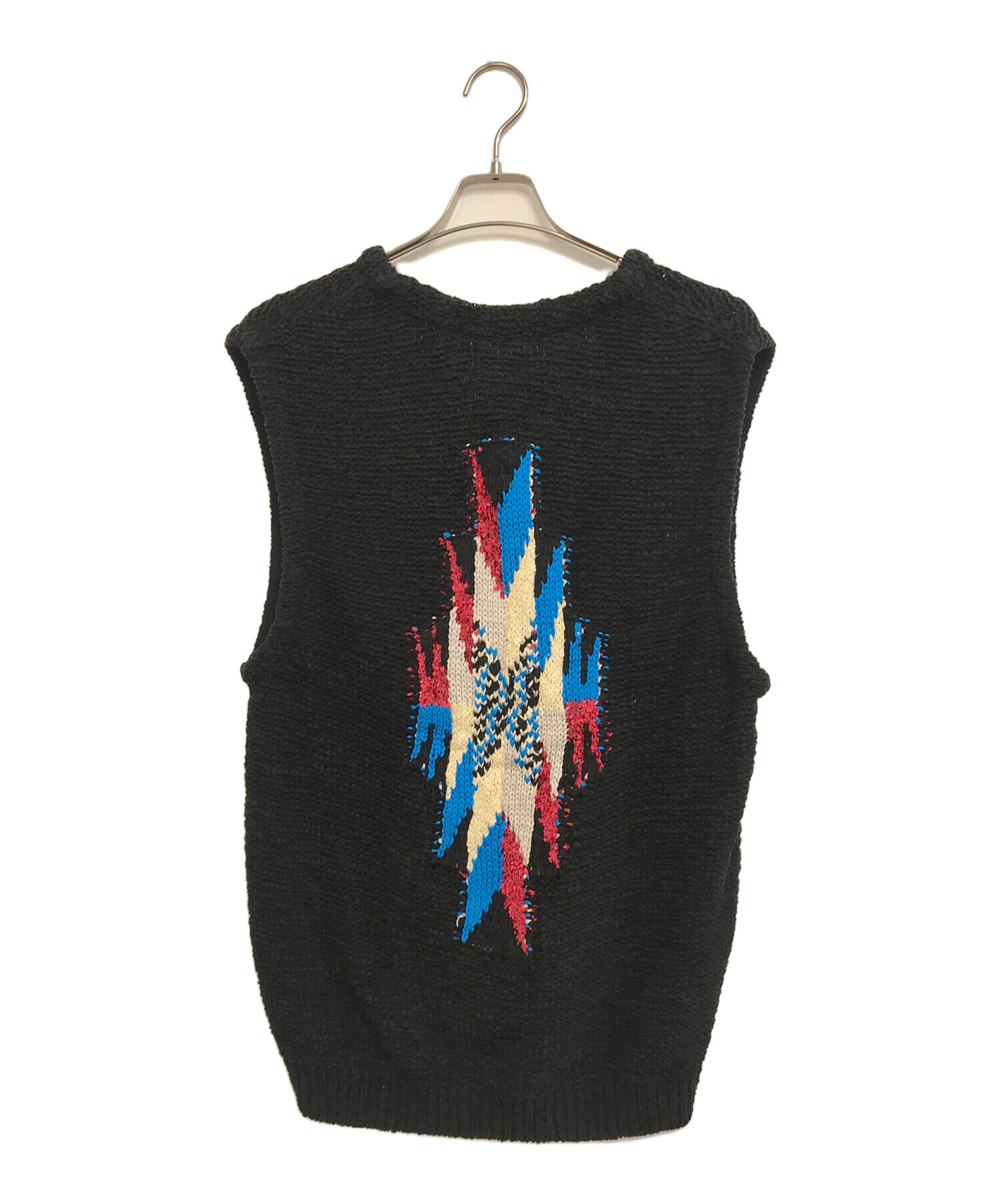 中古・古着通販 Coohem コーヘン CHIMAYO TWEED KNIT VEST ブラック サイズ M ブランド・古着通販 トレファク公式 TREFAC FASHION スマホサイト