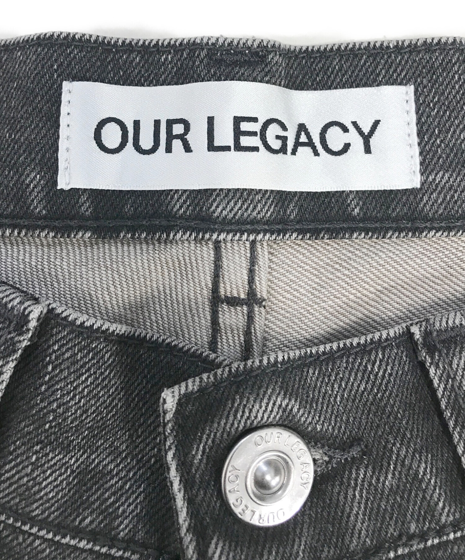 中古・古着通販】OUR LEGACY (アワーレガシー) デニムパンツ ブラック