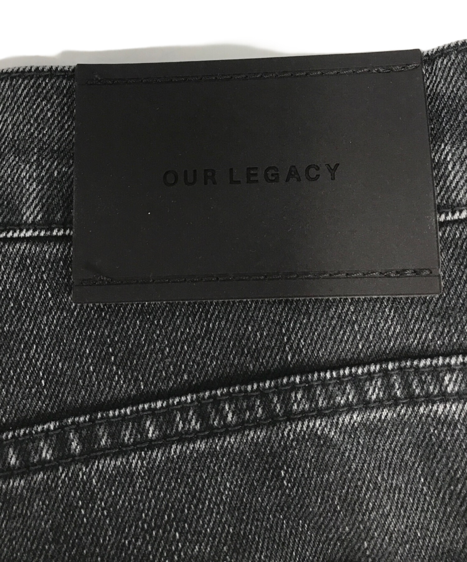 中古・古着通販】OUR LEGACY (アワーレガシー) デニムパンツ ブラック