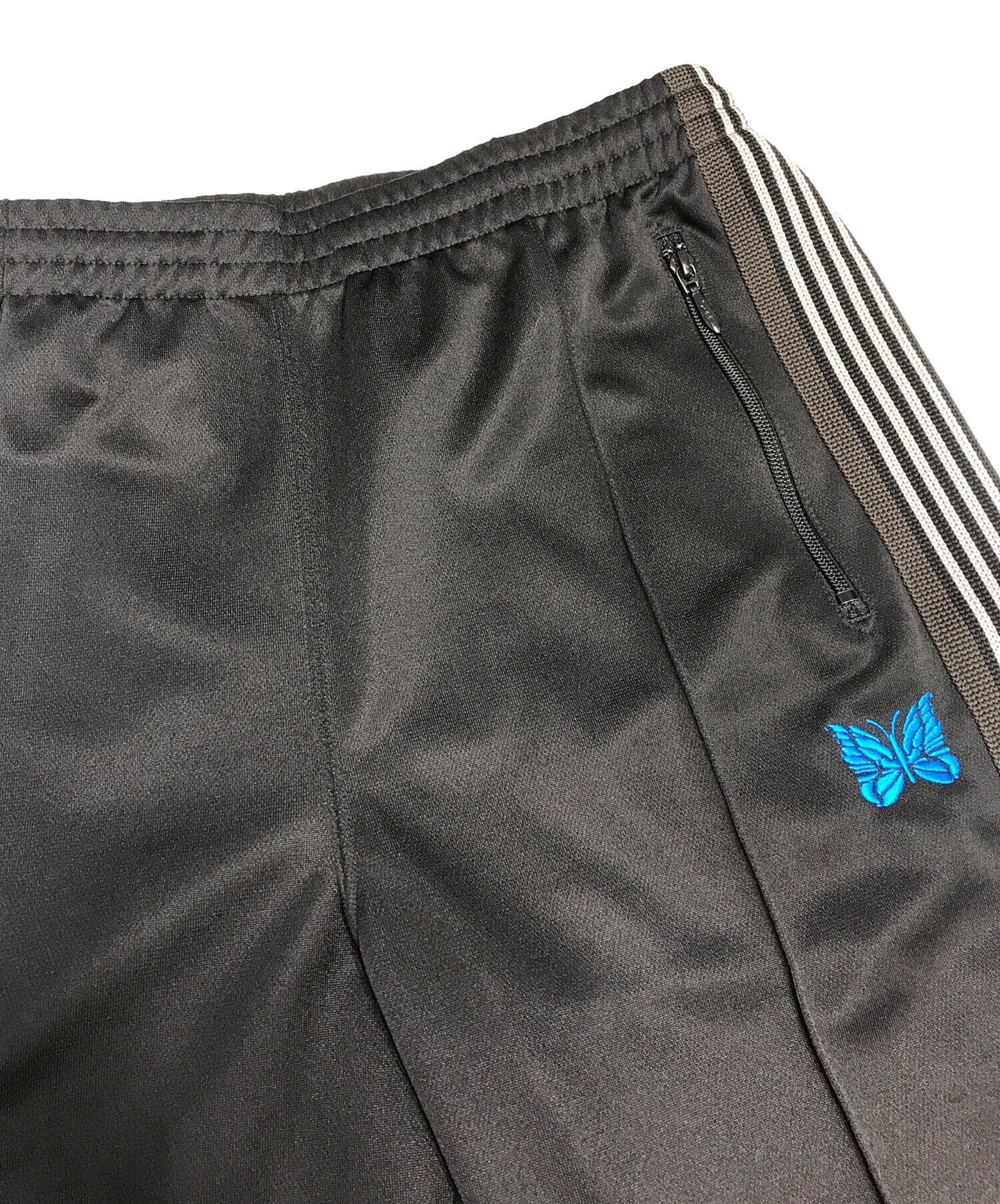 Needles ニードルズ トラックパンツ OT1655 サイズL 日本製 中古・古着通販】Needles (ニードルズ) トラックパンツ ブラック