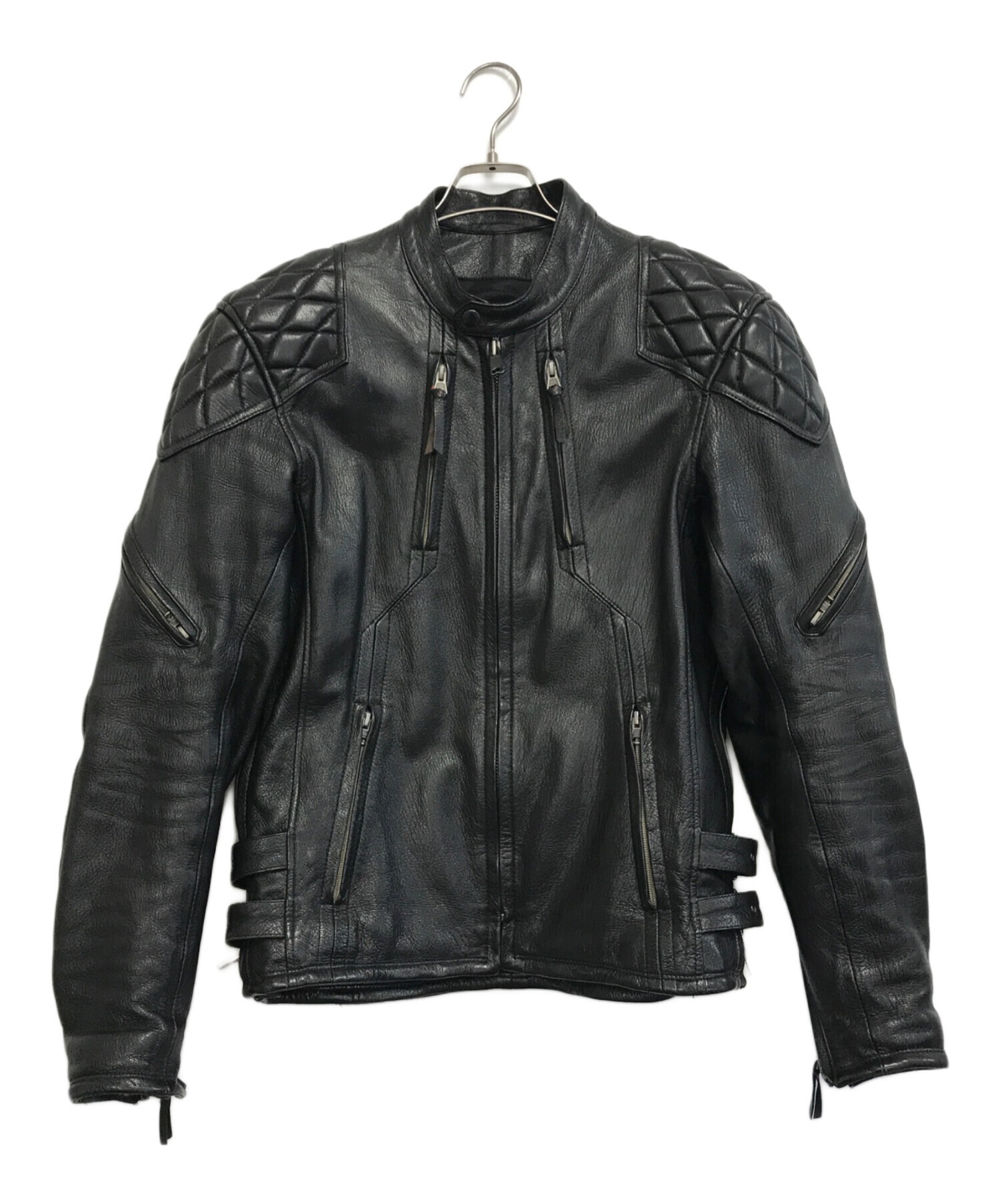 中古・古着通販】KADOYA (カドヤ) シングルライダースジャケット