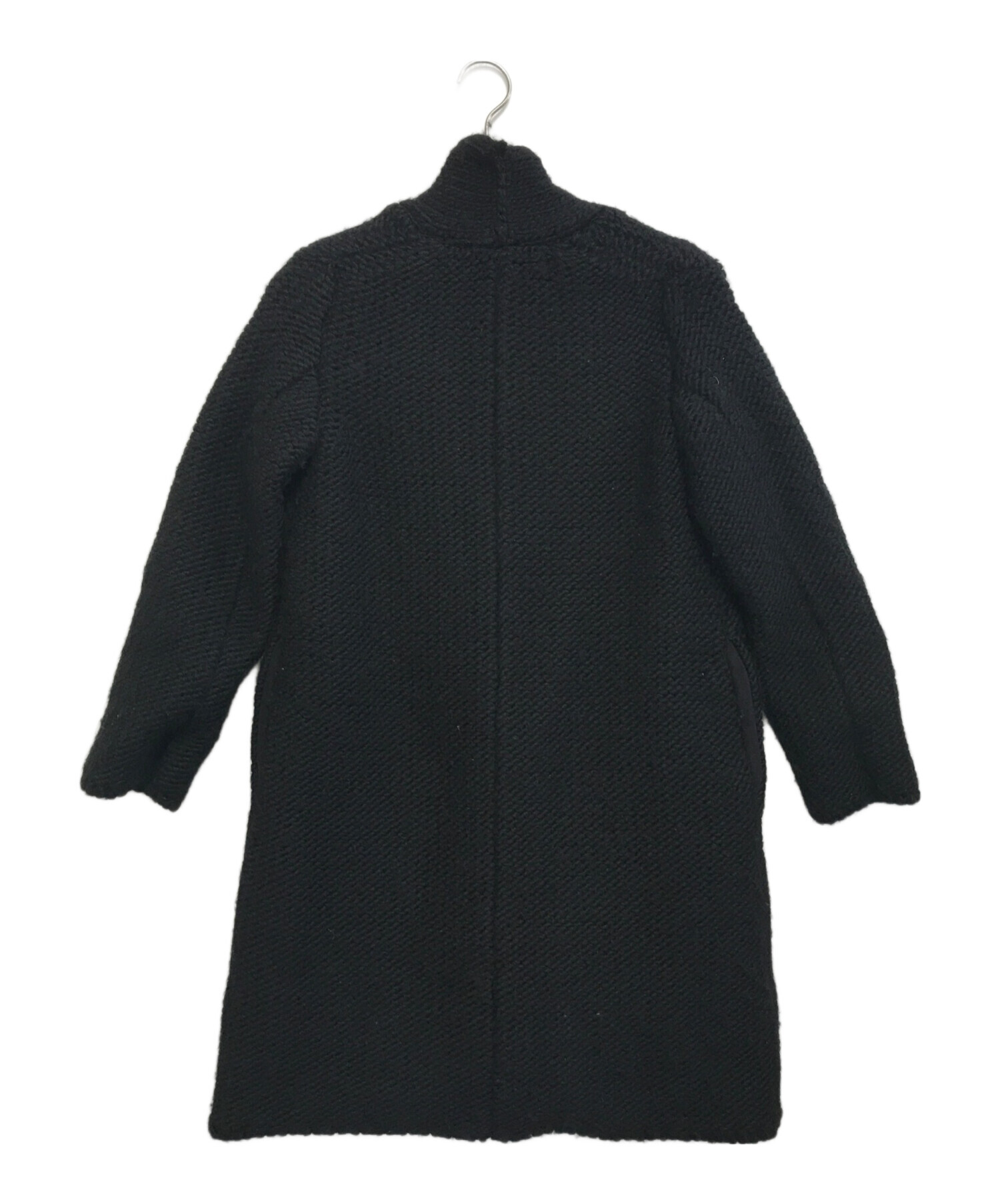 アンダーカバー　ニットレイヤードコート 中古・古着通販】UNDERCOVER (アンダーカバー) ニットコート ブラック