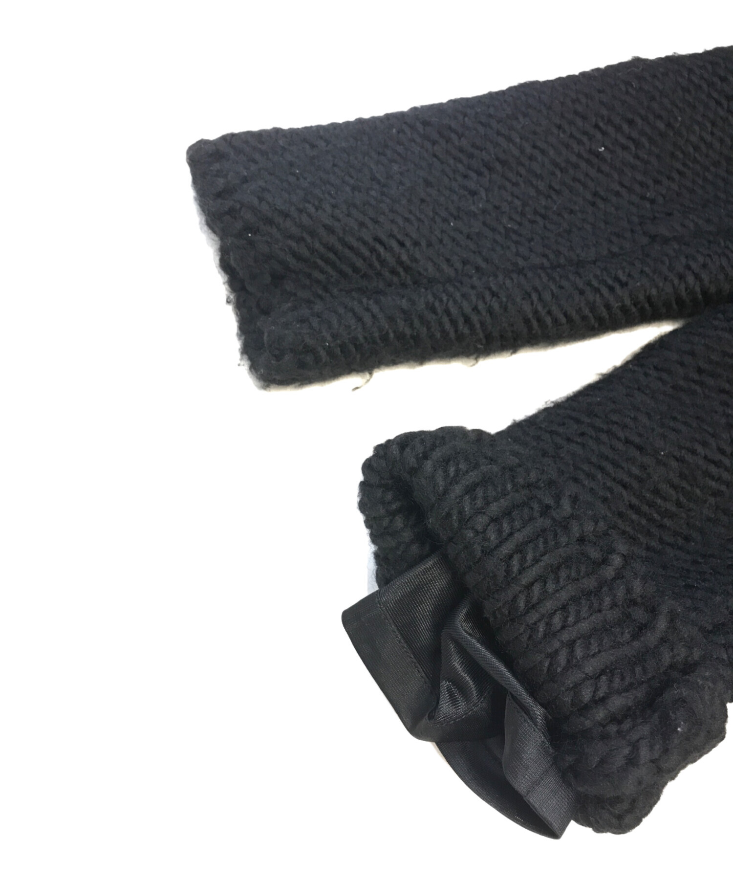 アンダーカバー　ニットレイヤードコート 中古・古着通販】UNDERCOVER (アンダーカバー) ニットコート ブラック