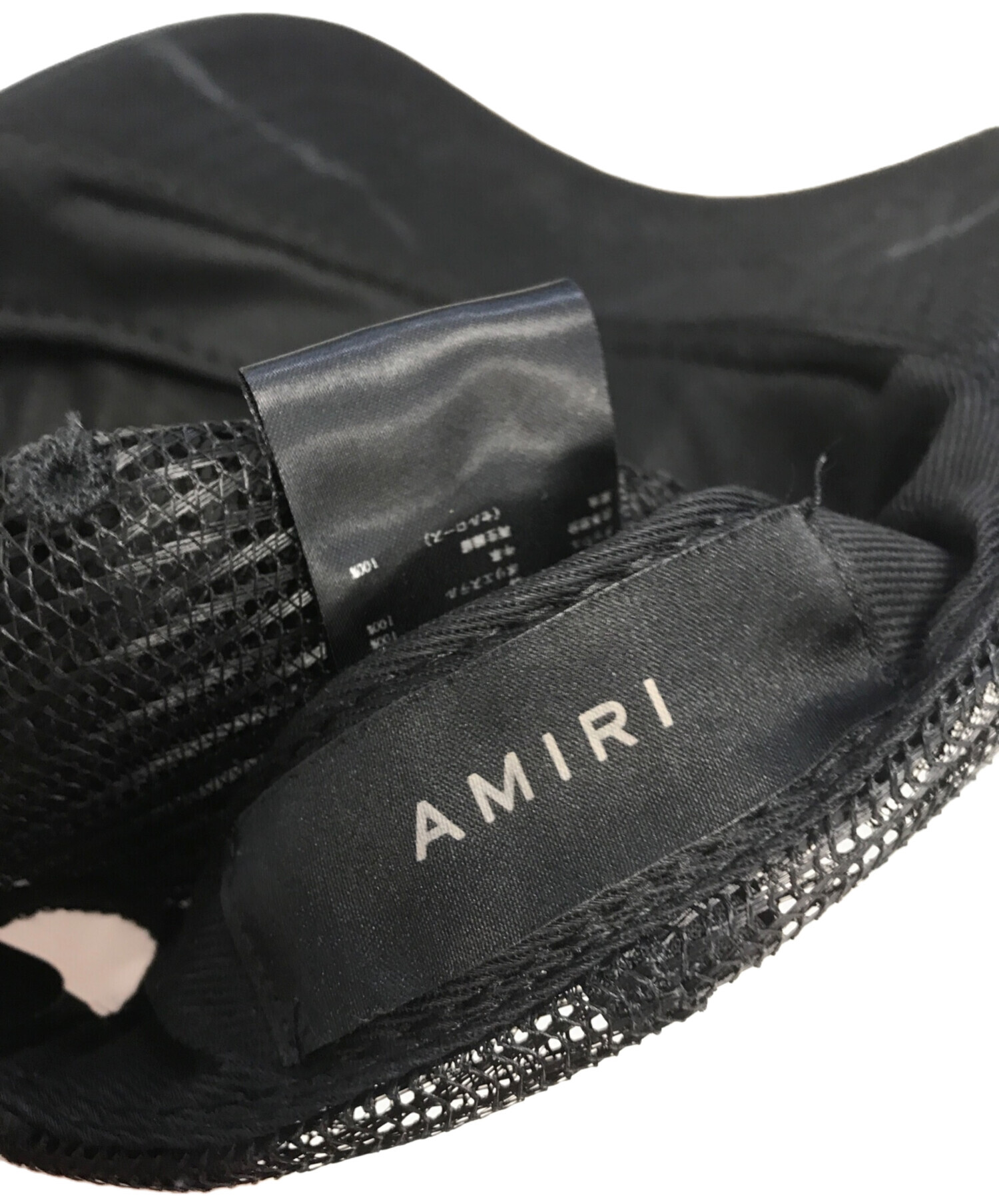中古・古着通販】AMIRI (アミリ) メッシュキャップ ブラック｜ブランド