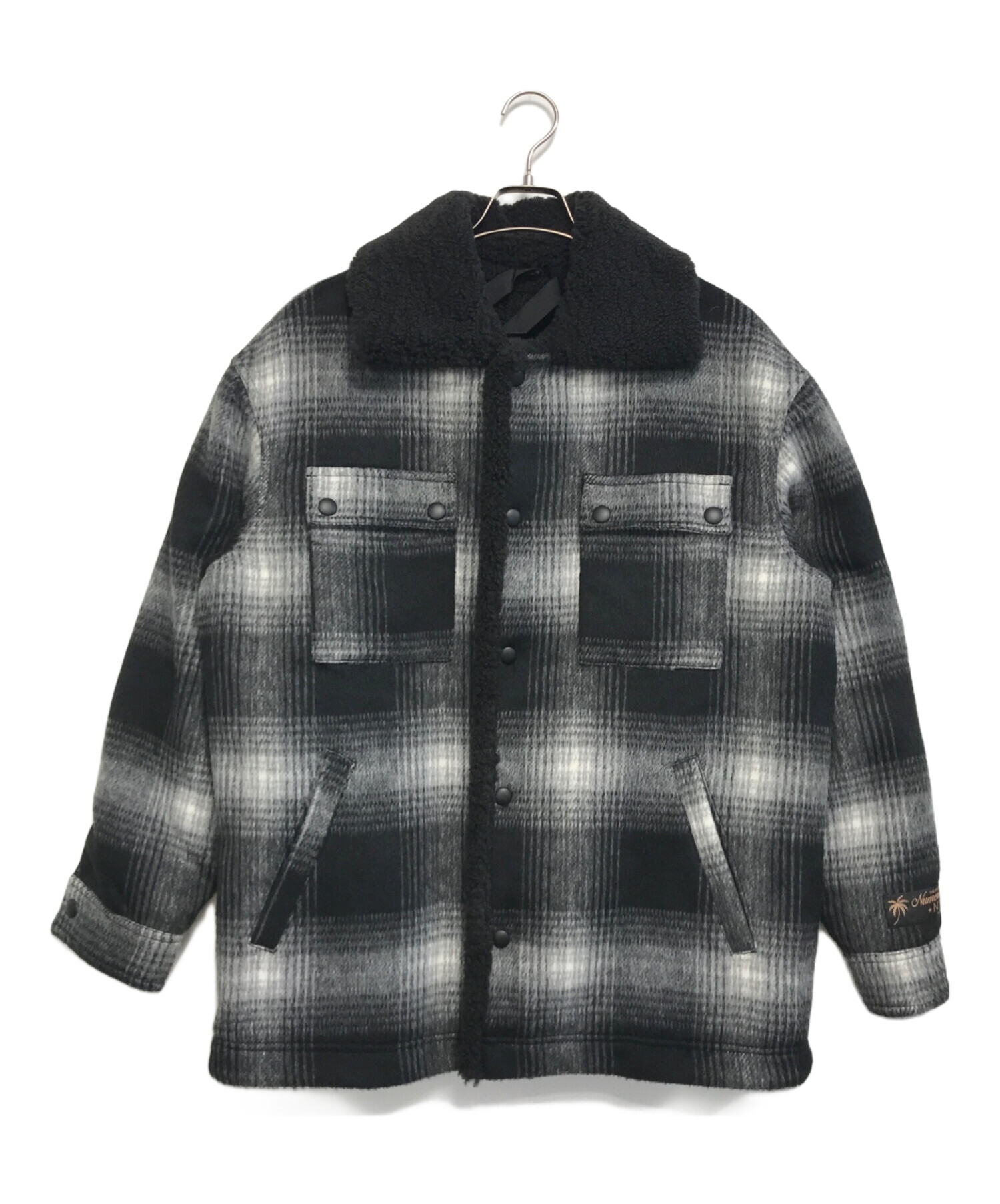 中古・古着通販】N°21 (ヌメロヴェントゥーノ) 裏ボアオンブレチェック 