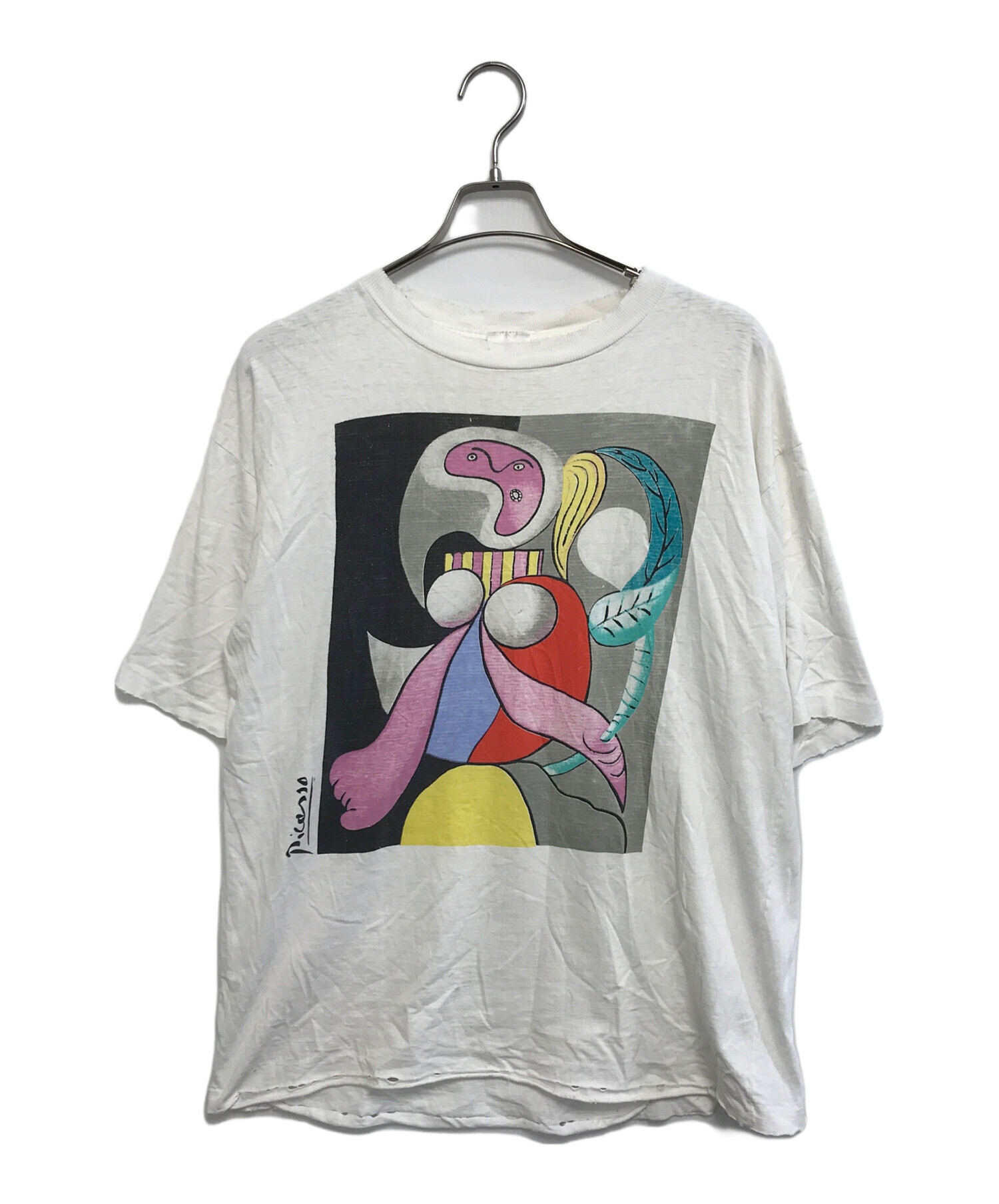 中古・古着通販】VINTAGE (ヴィンテージ) アートプリントTシャツ 