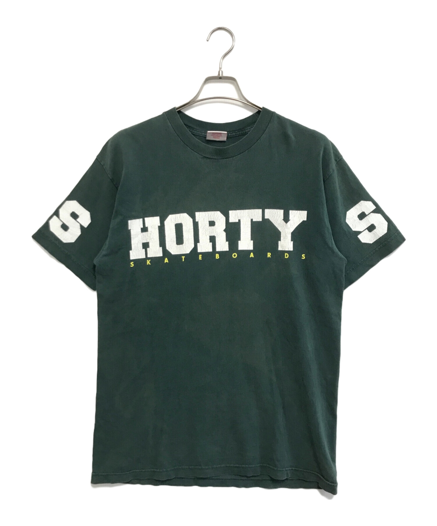 中古・古着通販】shorty's (ショーティーズ) プリントTシャツ グリーン