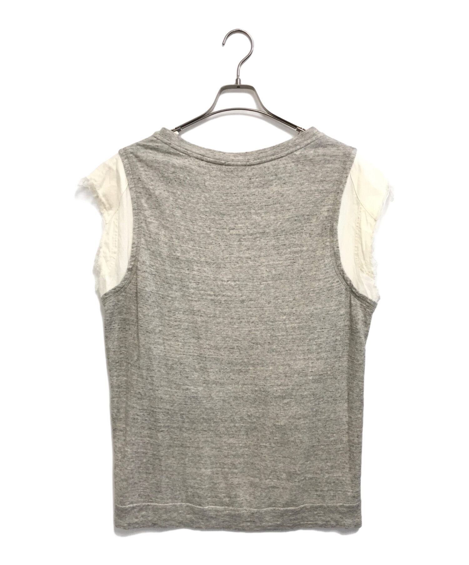 Dries Van Noten ドリスヴァンノッテン カットオフ ノースリーブ 中古・古着通販】DRIES VAN NOTEN (ドリスヴァンノッテン) 切替