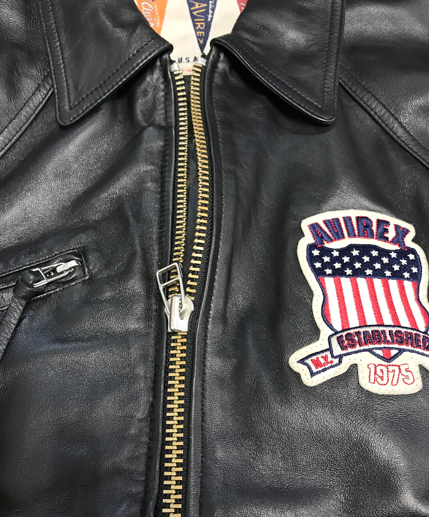 中古・古着通販】AVIREX (アヴィレックス) バーシティー シグネチャー 