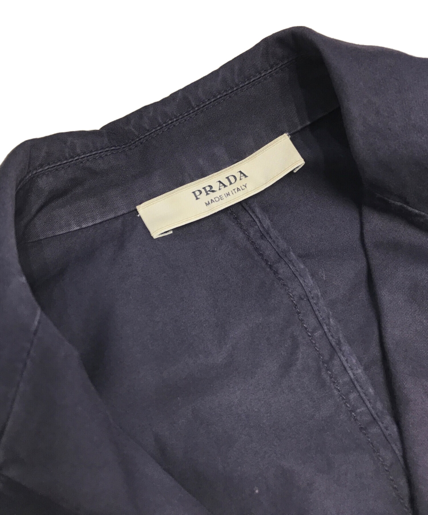 中古・古着通販】PRADA (プラダ) 3Bテーラードジャケット ネイビー