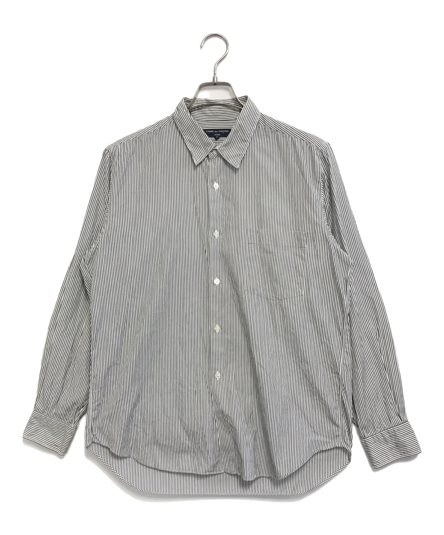COMME des GARÇONS HOMME ストライプ長袖シャツビンテージ品 中古・古着通販】COMME des GARCONS HOMME (コムデギャルソン オム